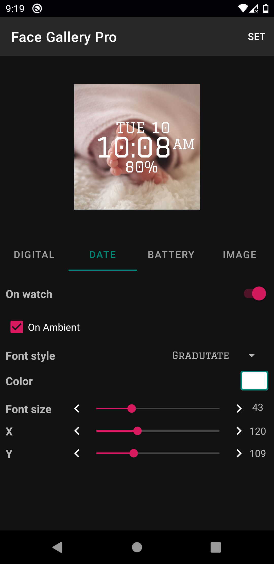 اسکرین شات 4 برنامه Face Gallery Pro Wear Tizen OS