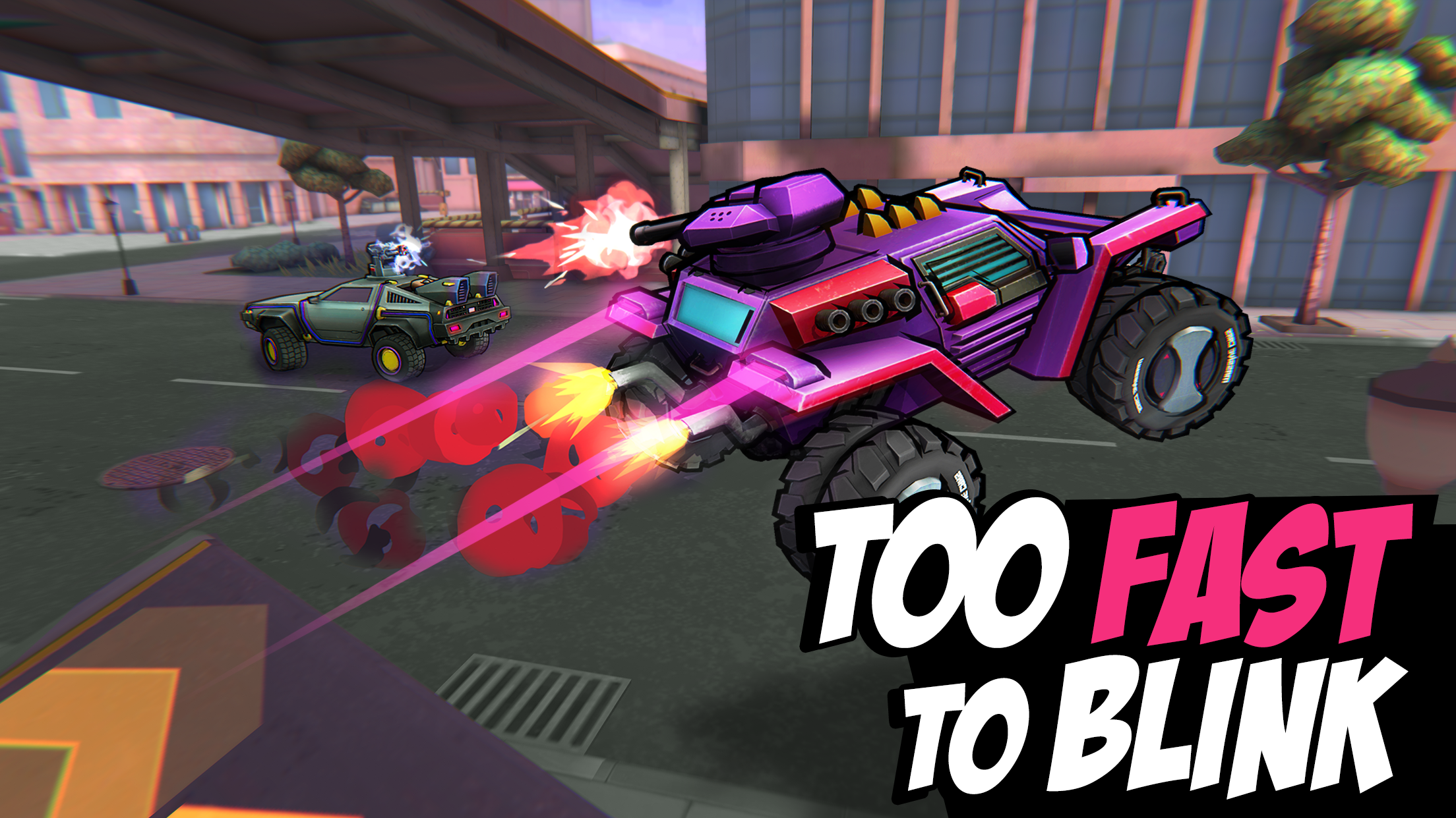 اسکرین شات 4 بازی Battle Cars: Nitro PvP Shooter