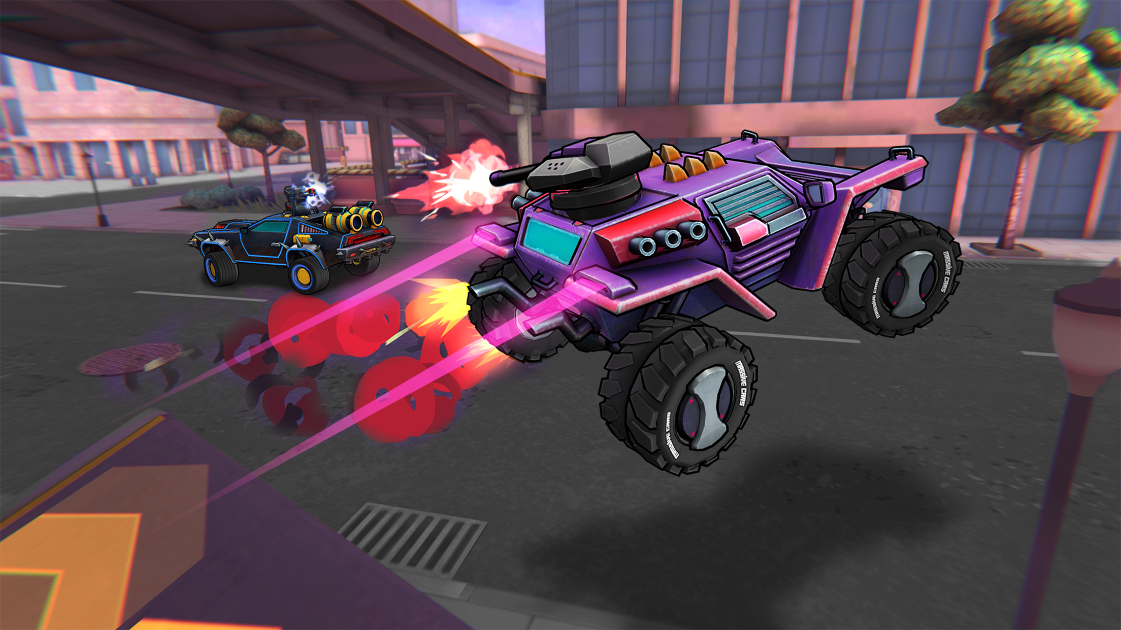 اسکرین شات 5 بازی Battle Cars: Nitro PvP Shooter