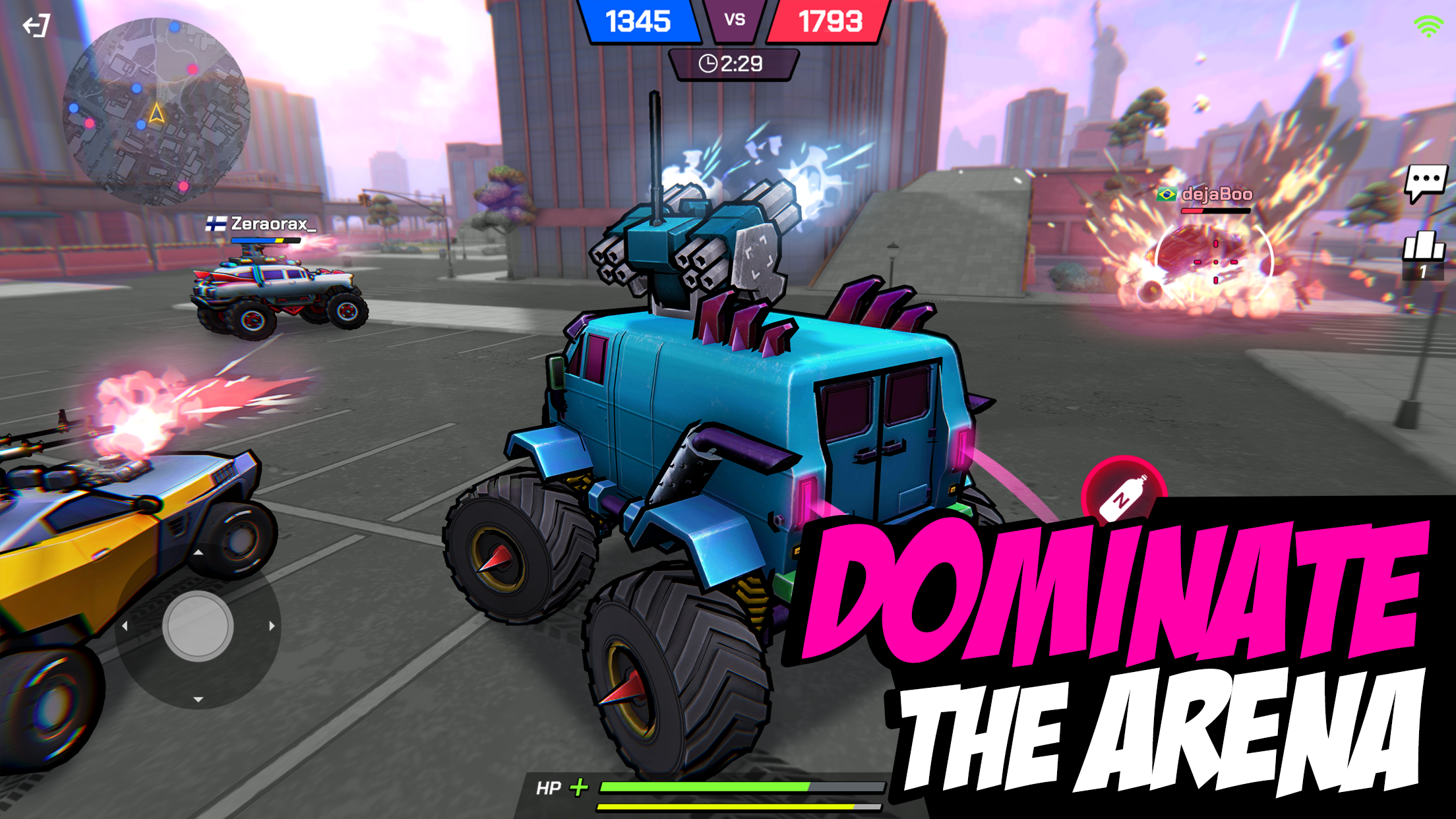 اسکرین شات 5 بازی Battle Cars: Nitro PvP Shooter