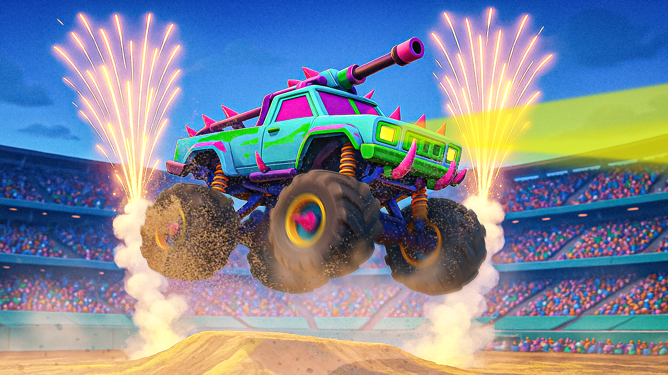 اسکرین شات 3 بازی Battle Cars: Nitro PvP Shooter