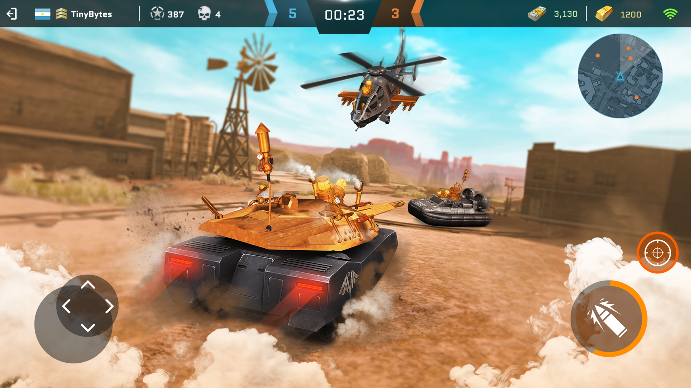 اسکرین شات 6 بازی Massive Warfare: Tanks PvP War