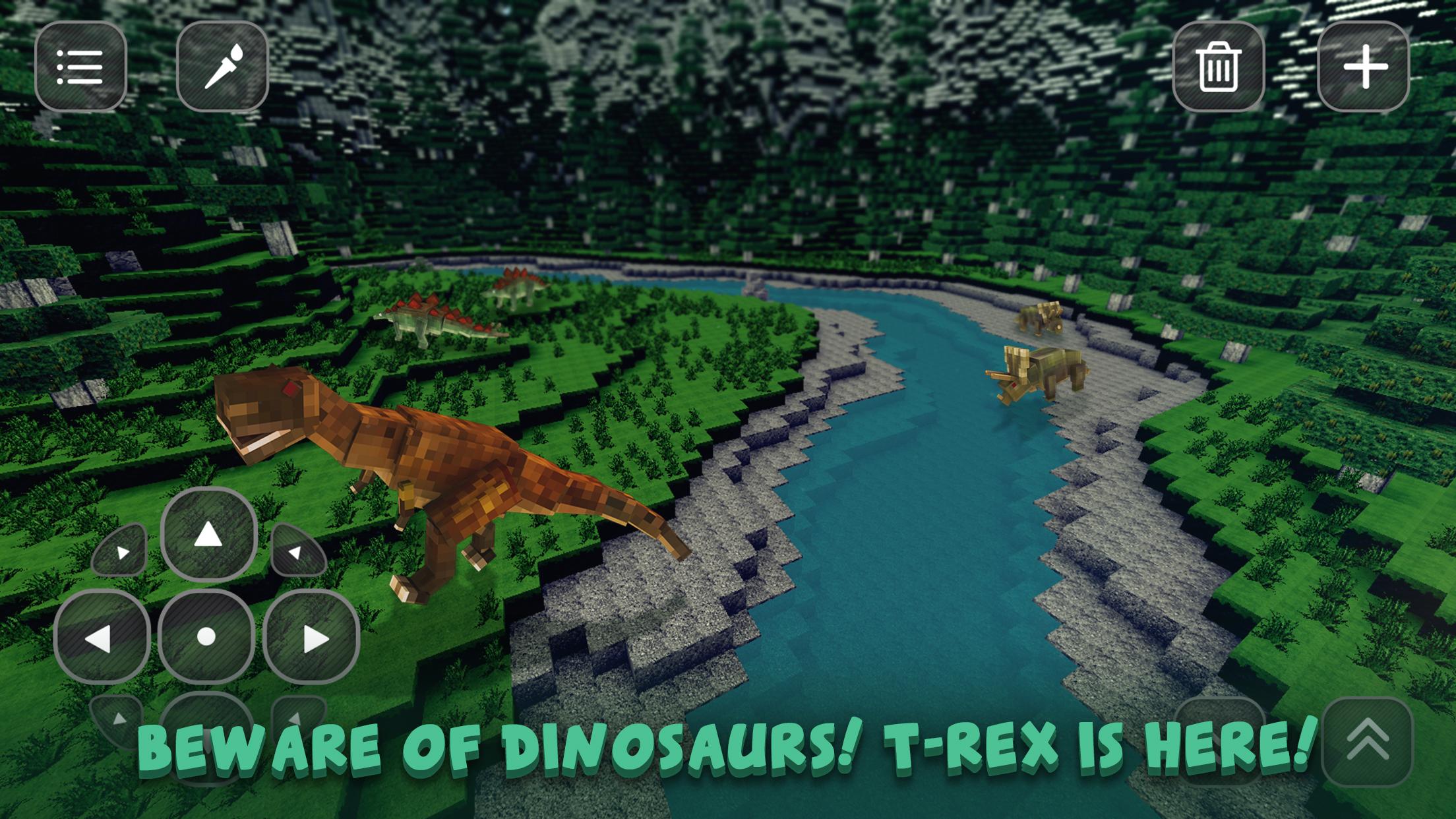 اسکرین شات 1 بازی Dino Jurassic Craft: Evolution