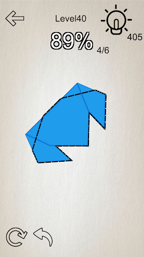 اسکرین شات 2 بازی Fold Paper Puzzle
