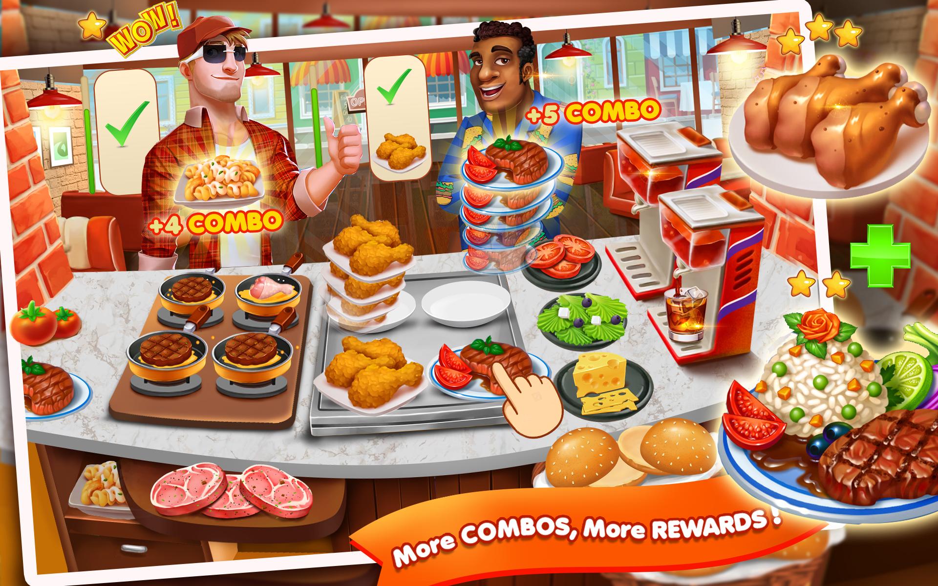 اسکرین شات 6 بازی Restaurant Fever Cooking Games