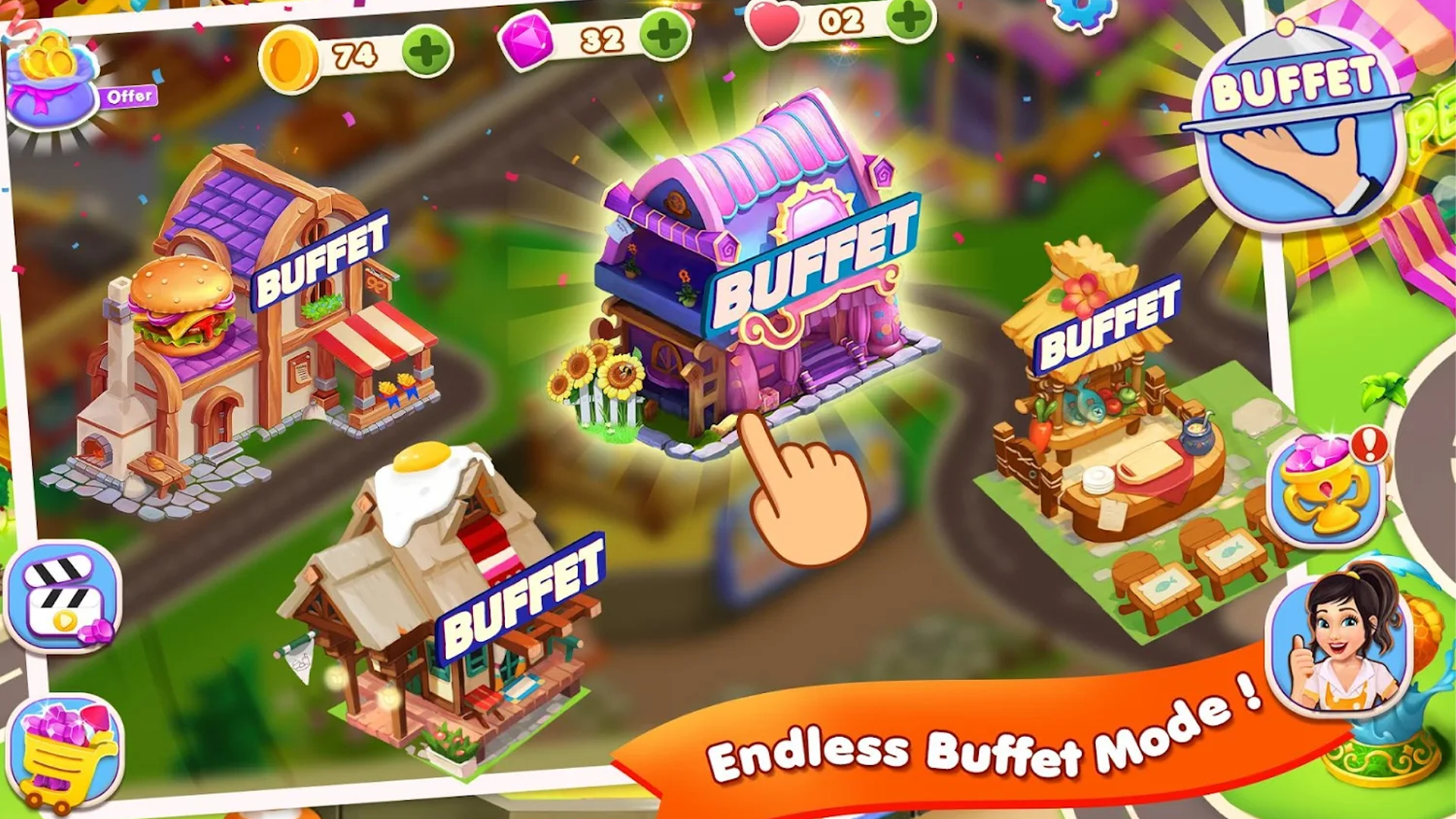 اسکرین شات 8 بازی Restaurant Fever Cooking Games