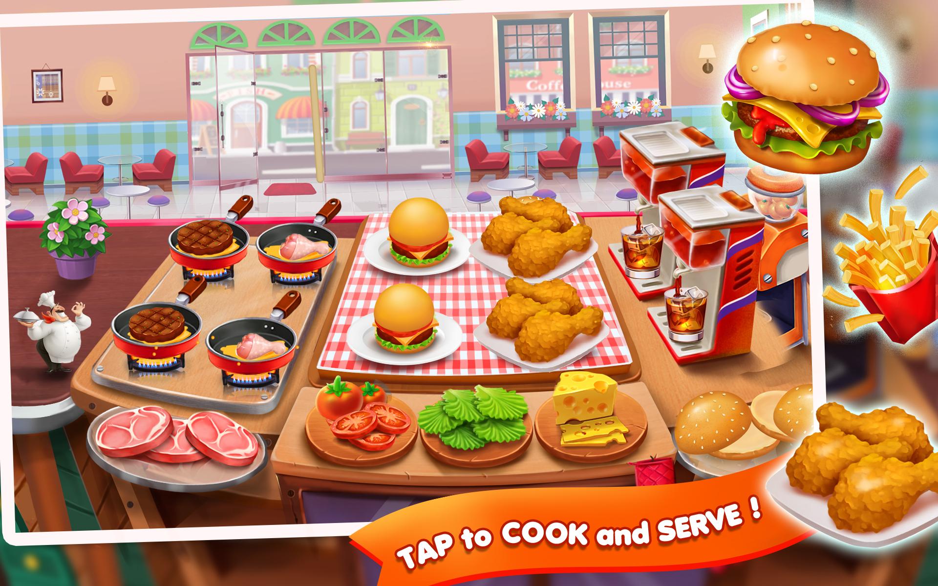 اسکرین شات 2 بازی Restaurant Fever Cooking Games
