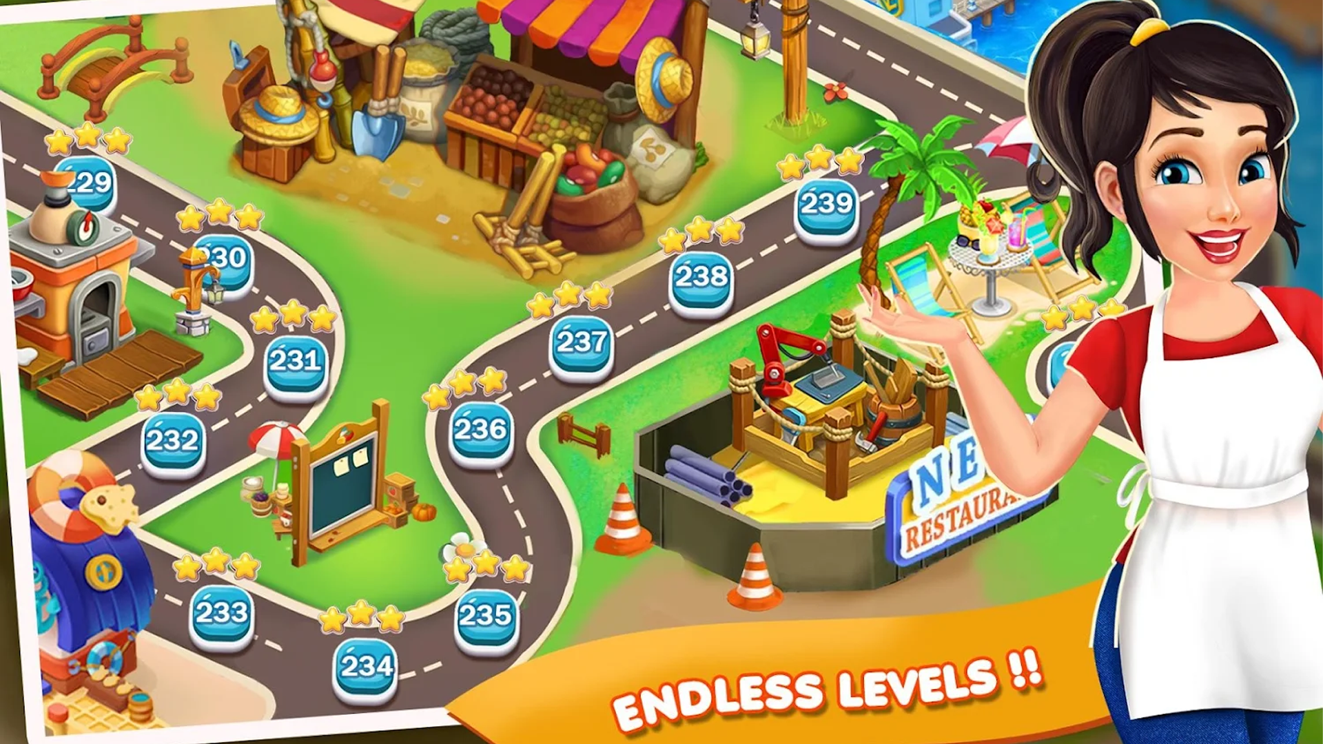 اسکرین شات 3 بازی Restaurant Fever Cooking Games