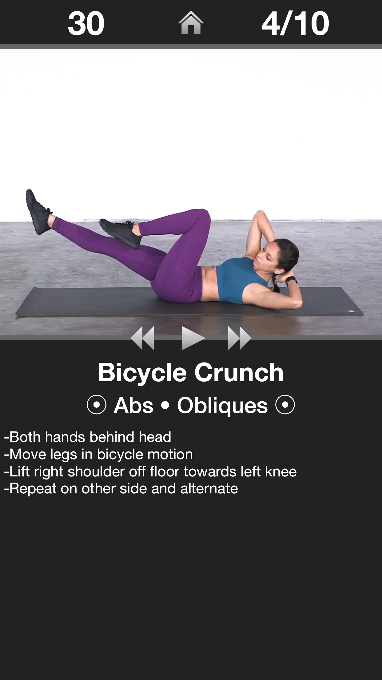 اسکرین شات 1 برنامه Daily Ab Workout - Abs Trainer
