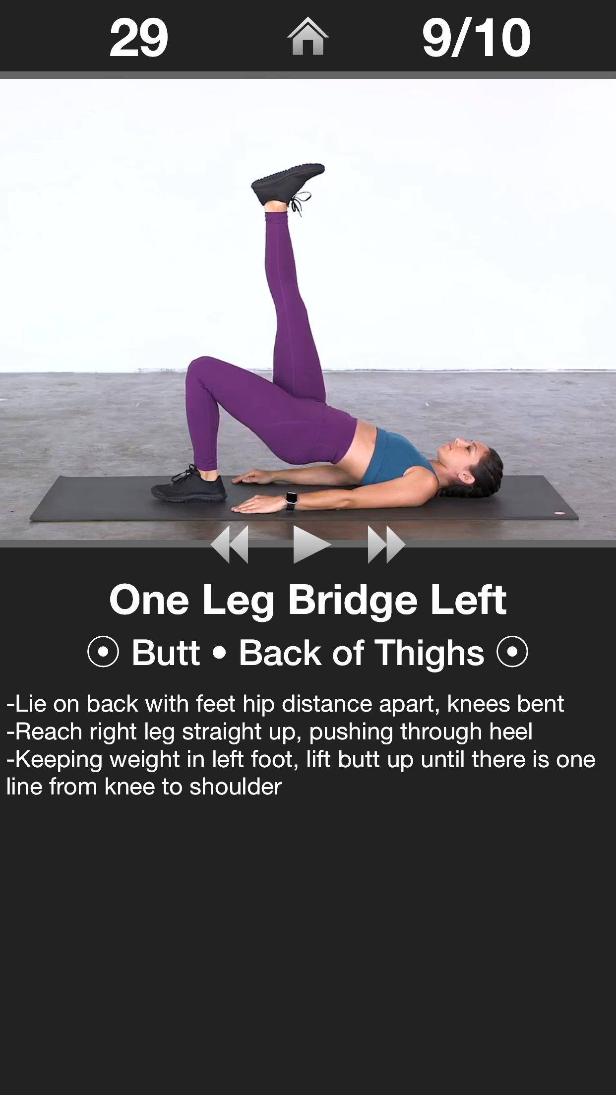 اسکرین شات 3 برنامه Daily Butt Workout - Trainer