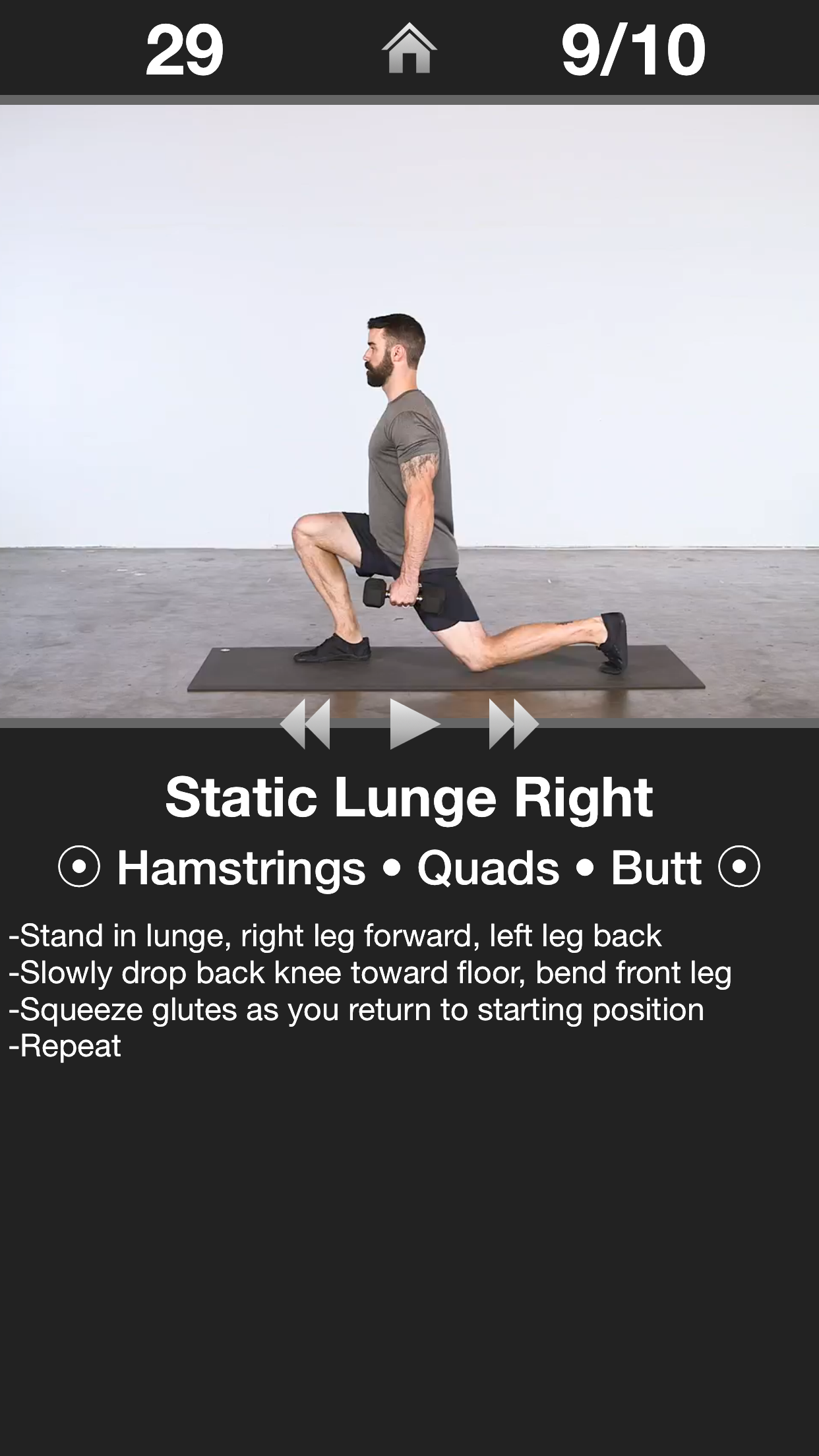 اسکرین شات 3 برنامه Daily Leg Workout - Trainer