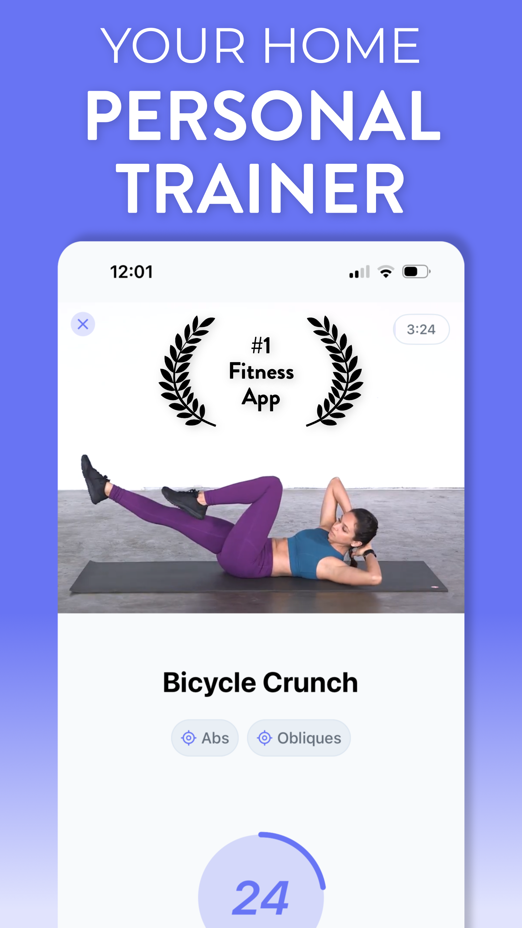 اسکرین شات 1 برنامه Daily Workouts: Home Fitness
