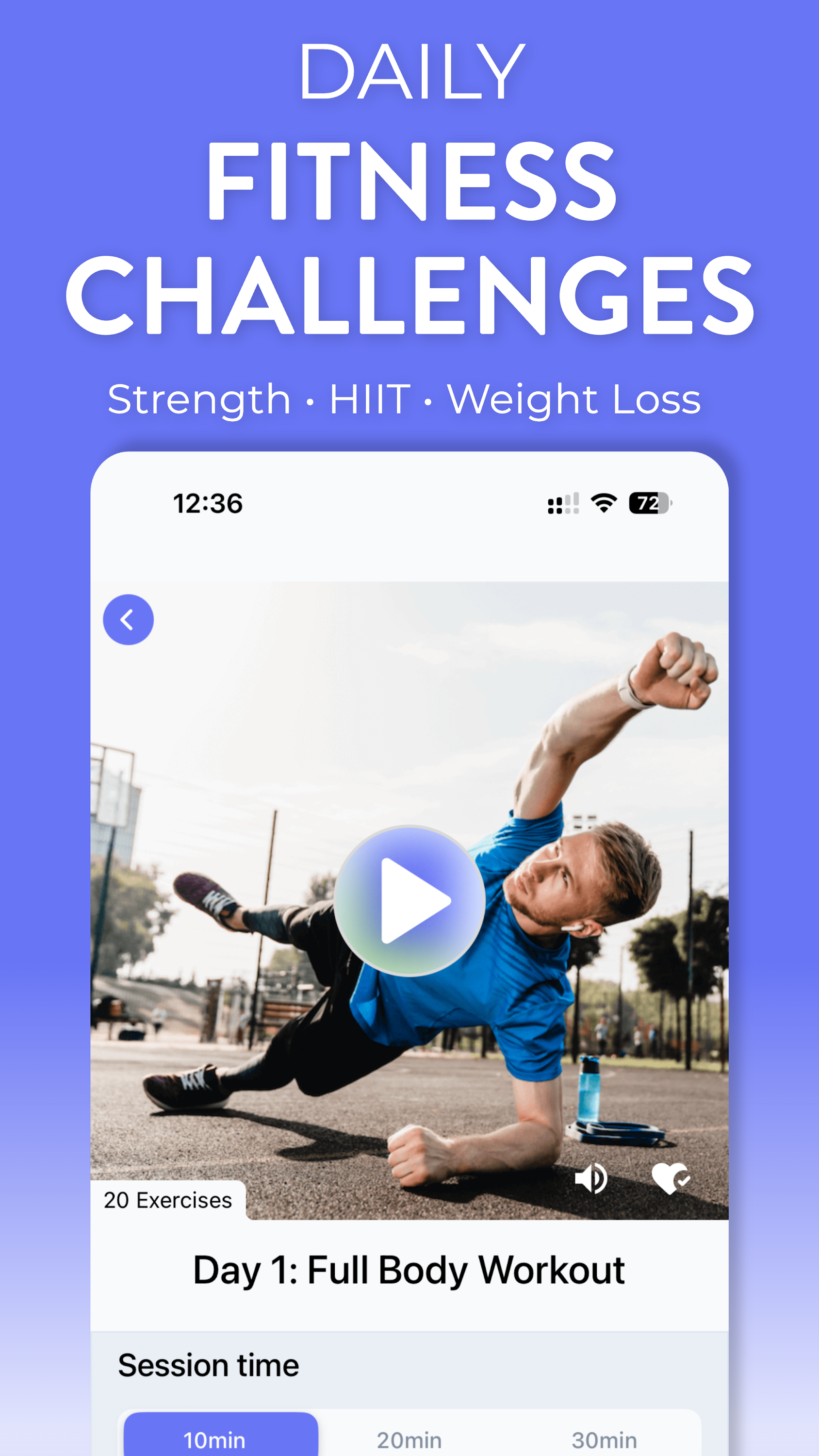 اسکرین شات 4 برنامه Daily Workouts: Home Fitness