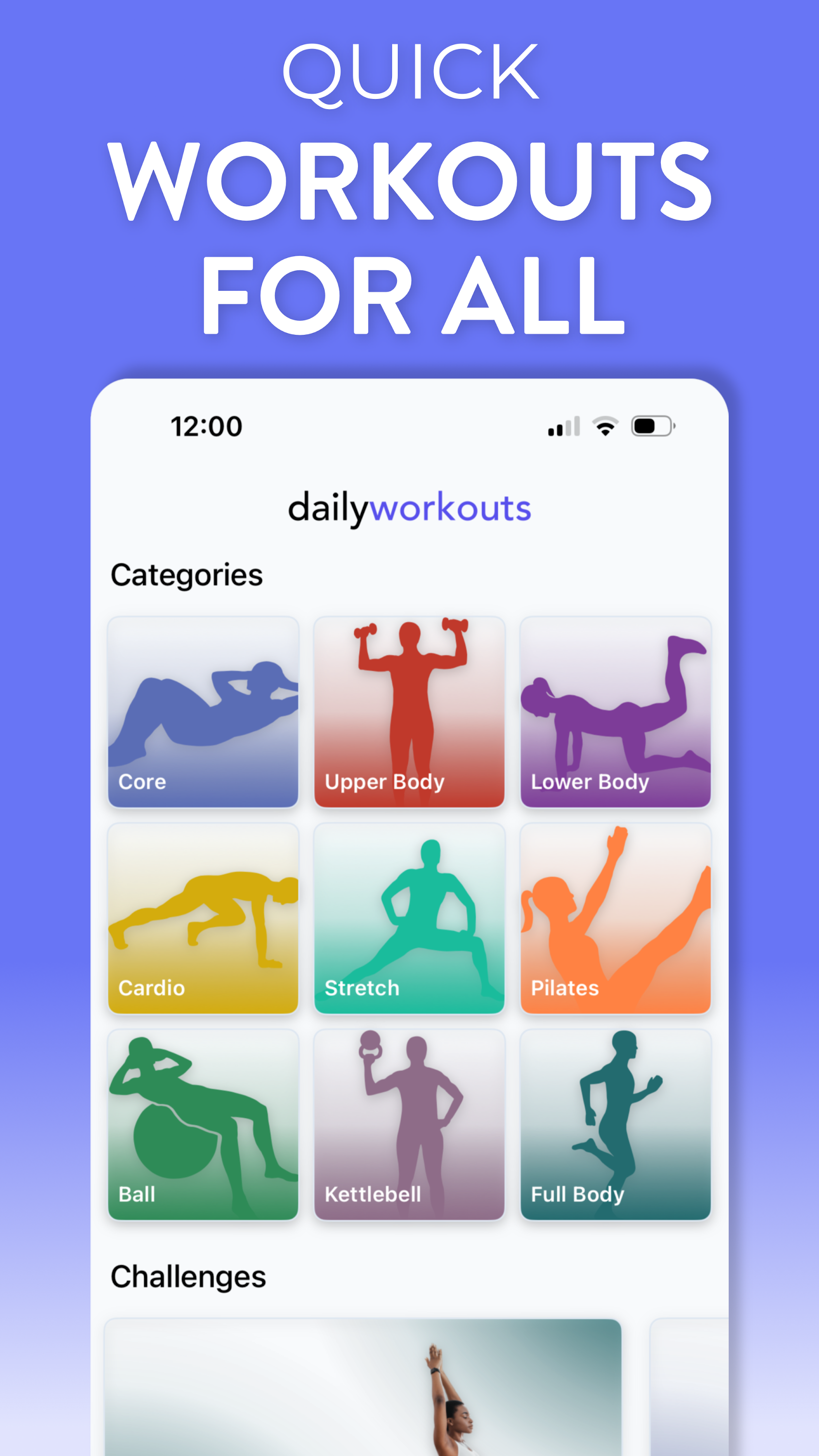 اسکرین شات 2 برنامه Daily Workouts: Home Fitness