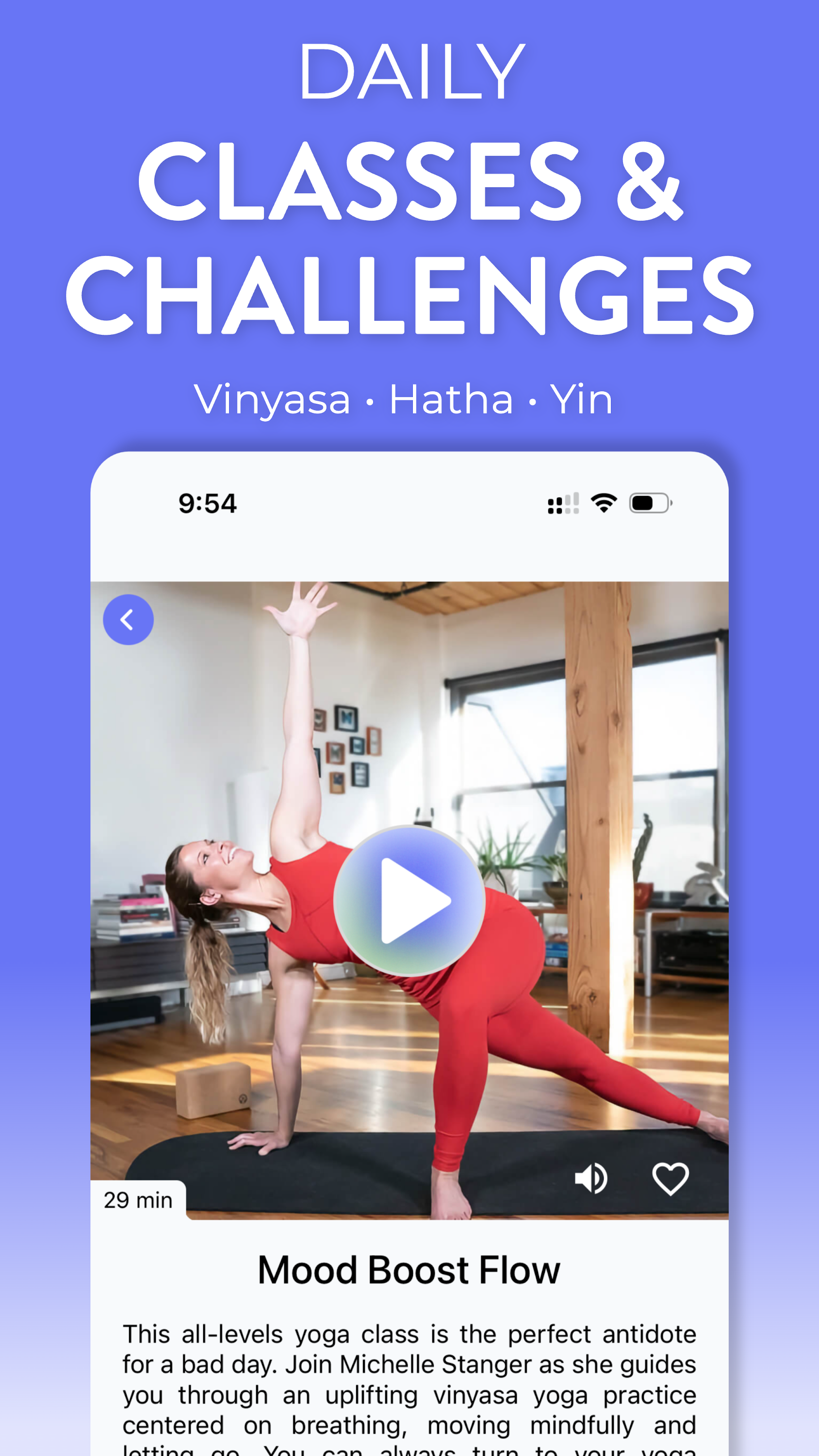 اسکرین شات 4 برنامه Simply Yoga: Home Workouts