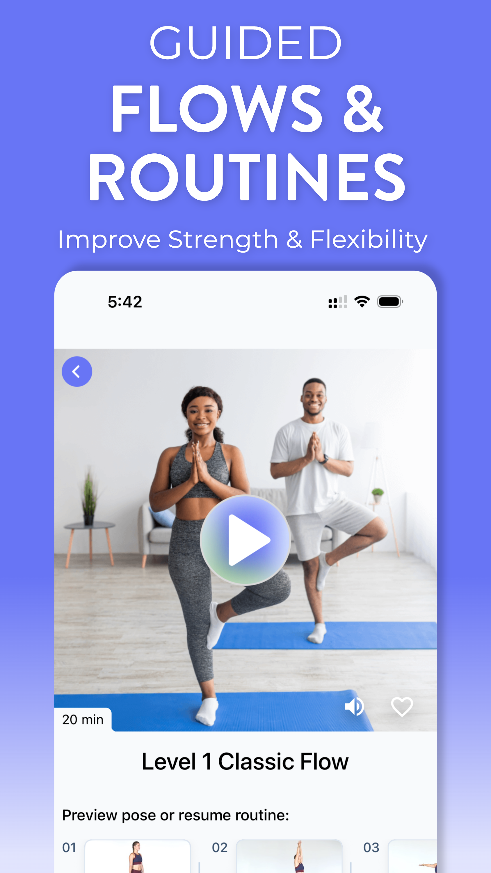 اسکرین شات 3 برنامه Simply Yoga: Home Workouts