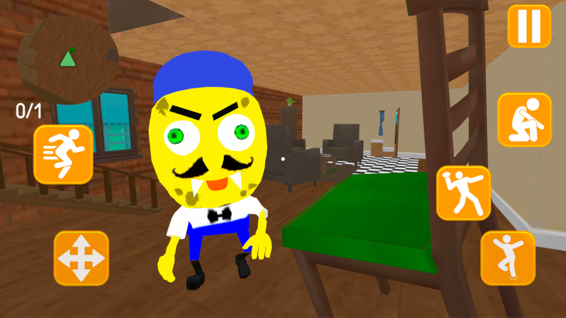 اسکرین شات 6 بازی Neighbor Sponge. Scary Secret