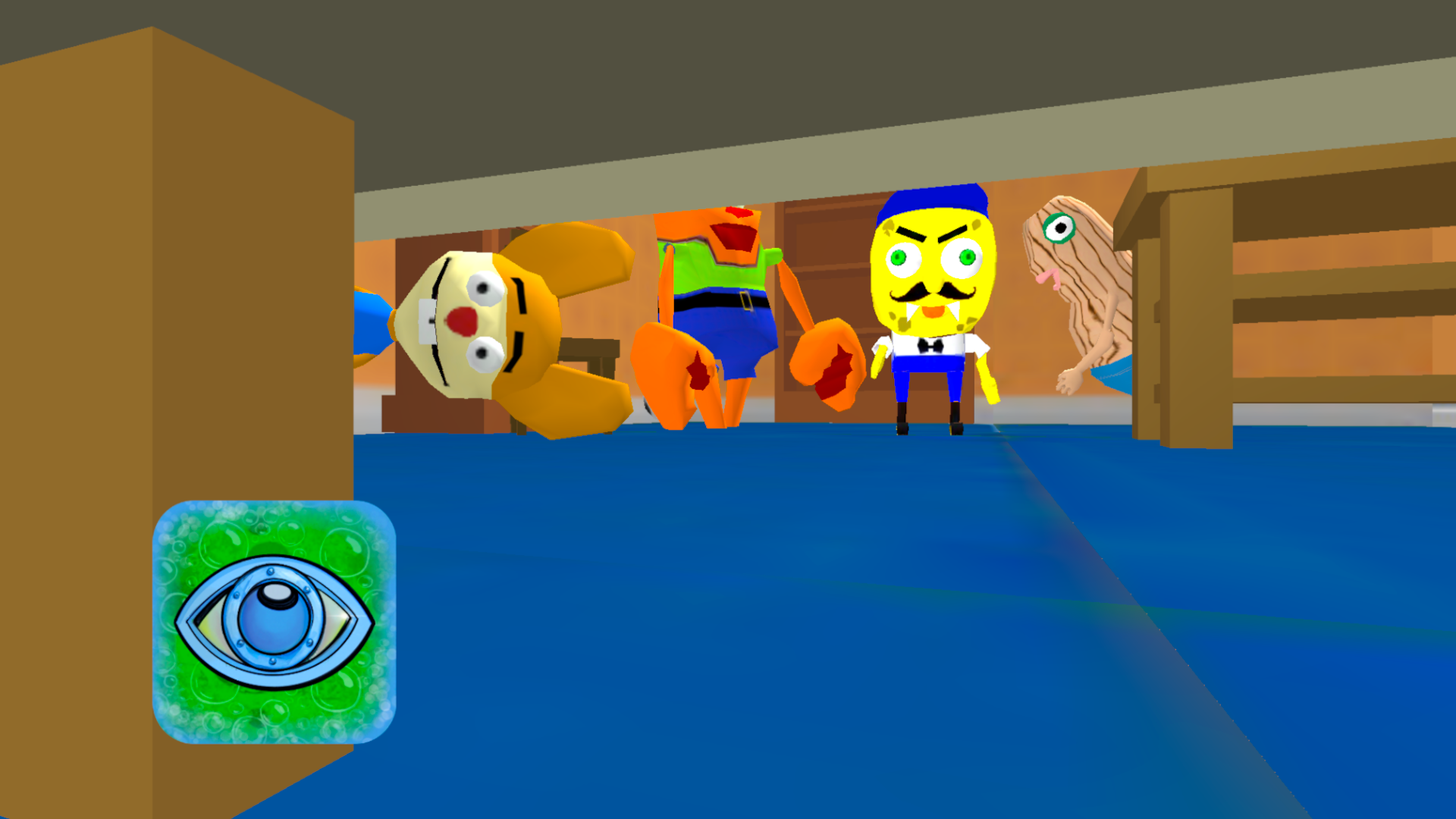 اسکرین شات 6 بازی Sponge Neighbor Escape 3D