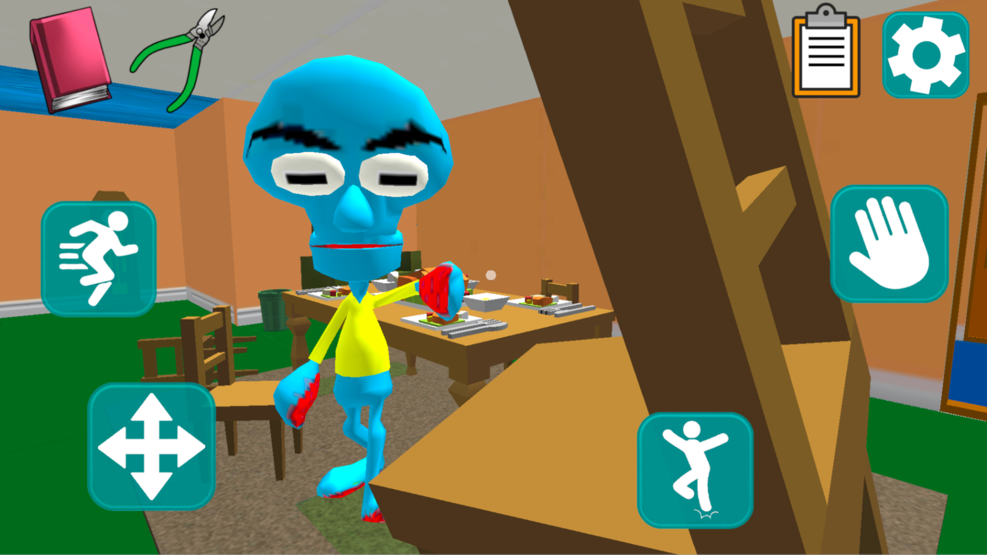 اسکرین شات 6 بازی Squid Neighbor. Sponge Escape