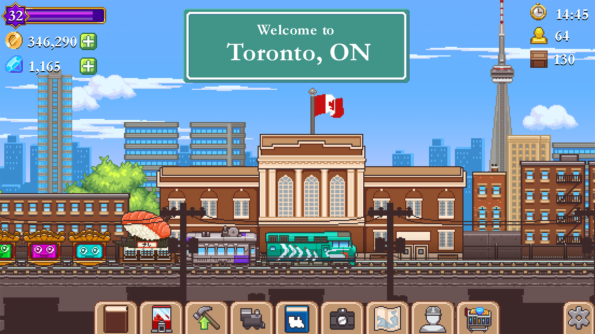 اسکرین شات 4 بازی Tiny Rails - Train Tycoon 2025