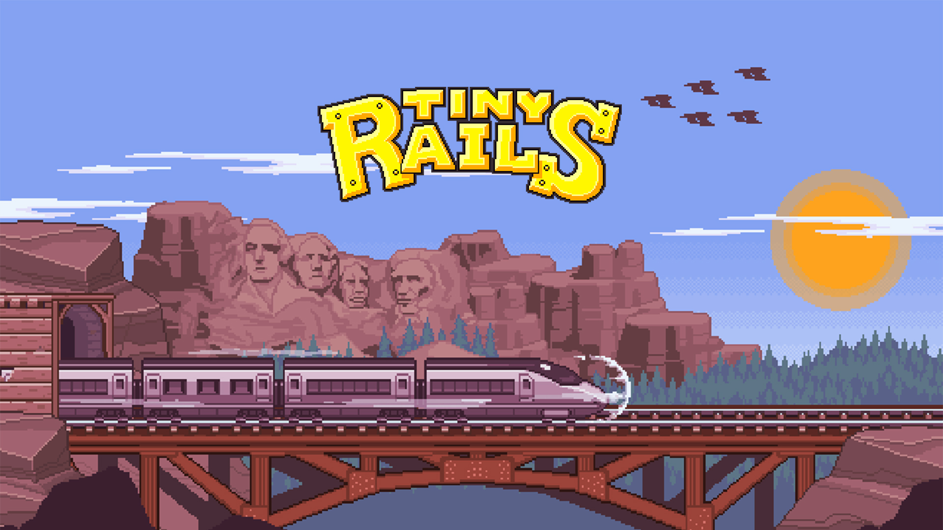 اسکرین شات 1 بازی Tiny Rails - Train Tycoon 2025