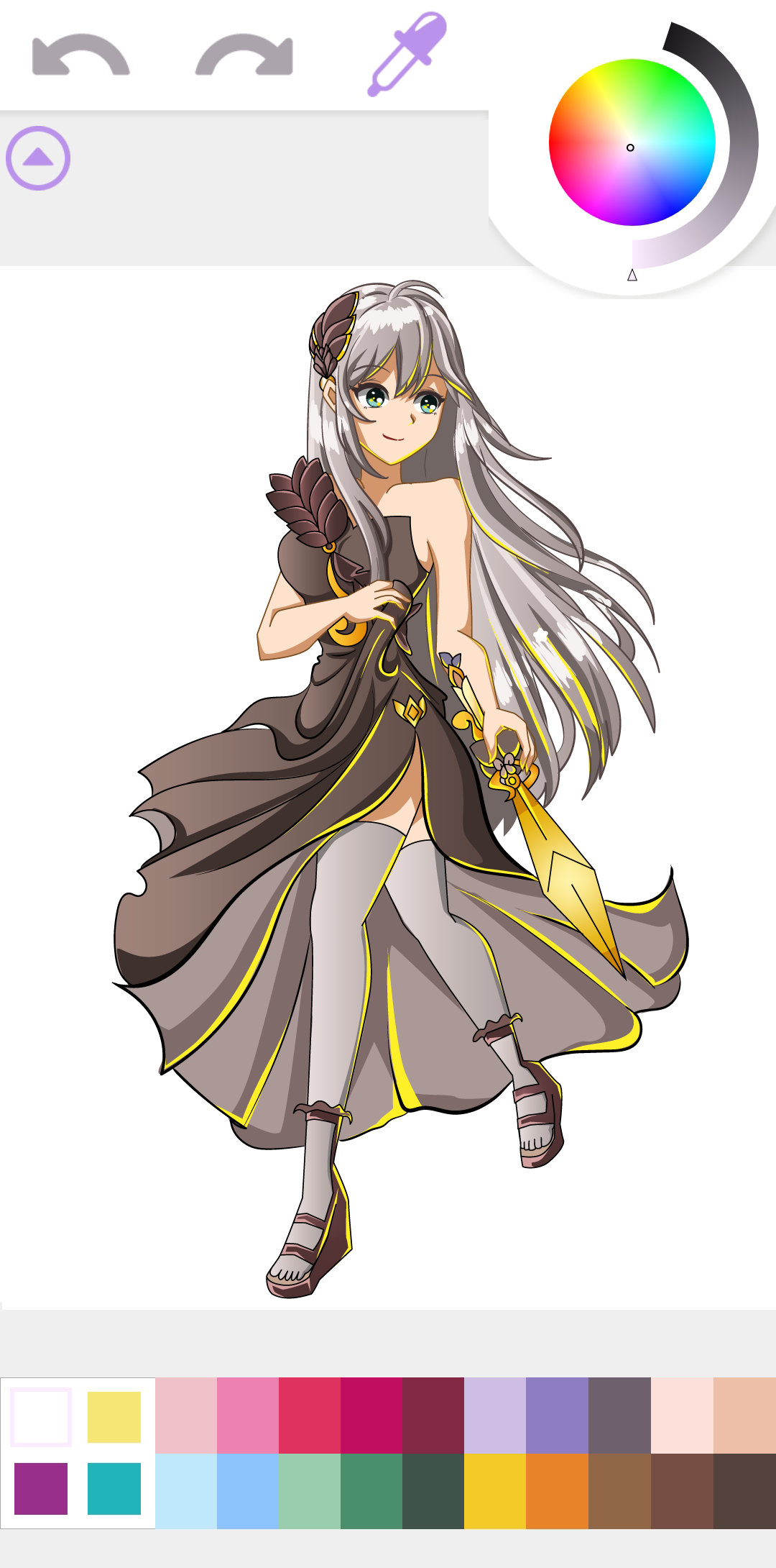 اسکرین شات 3 بازی Anime Coloring Book Manga Game