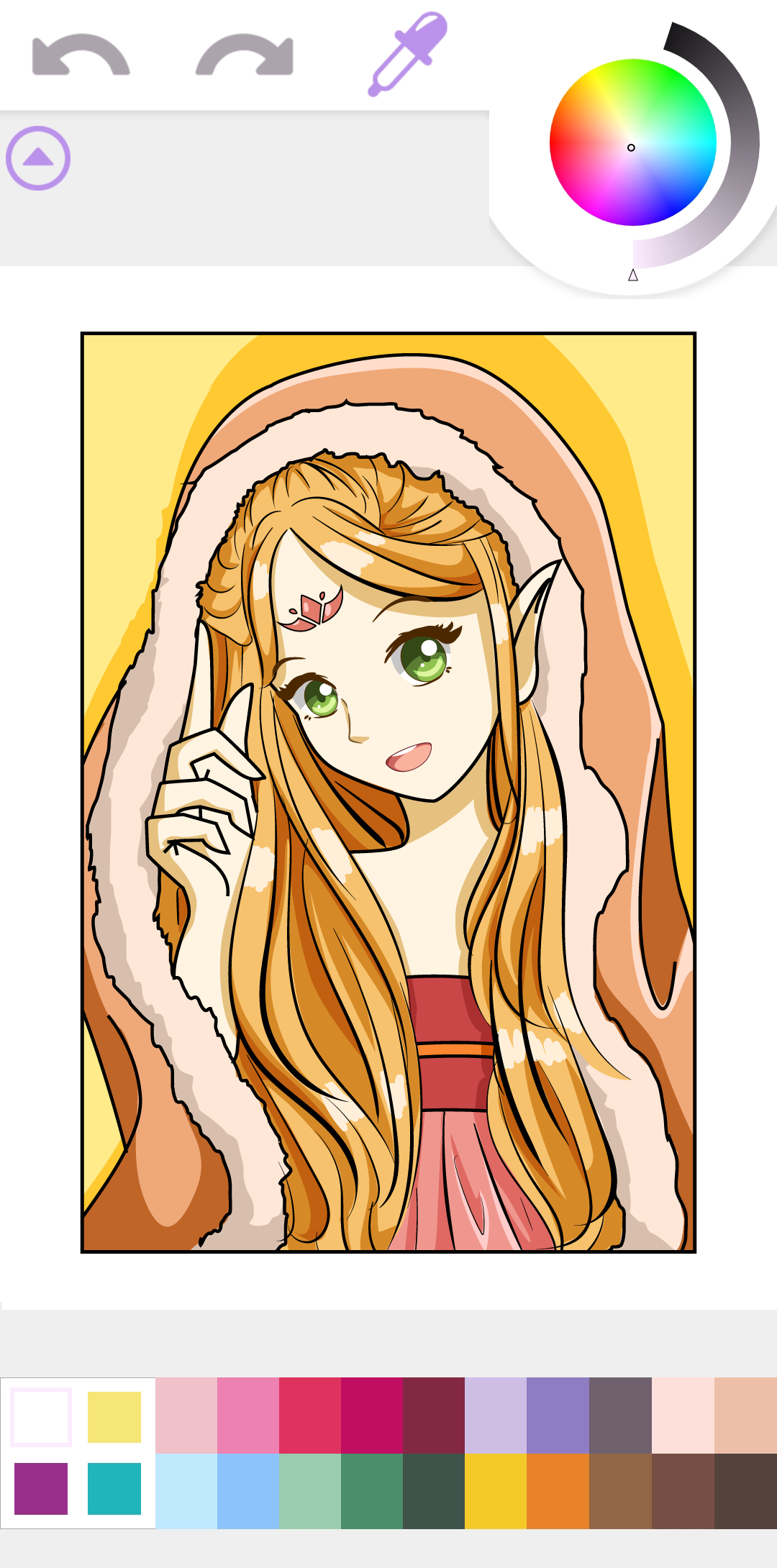 اسکرین شات 6 بازی Anime Coloring Book Manga Game