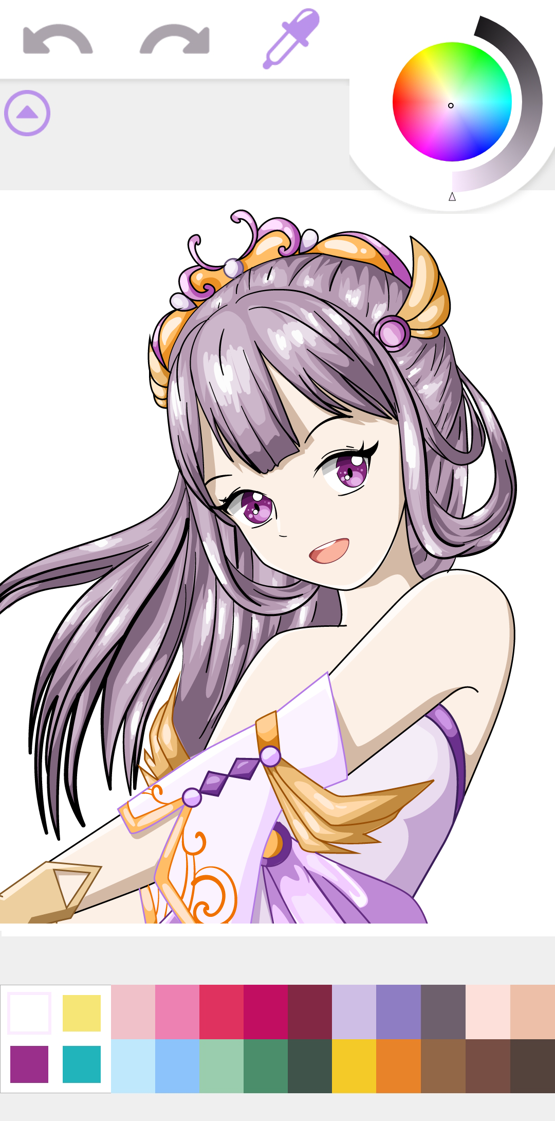 اسکرین شات 1 بازی Anime Coloring Book Manga Game