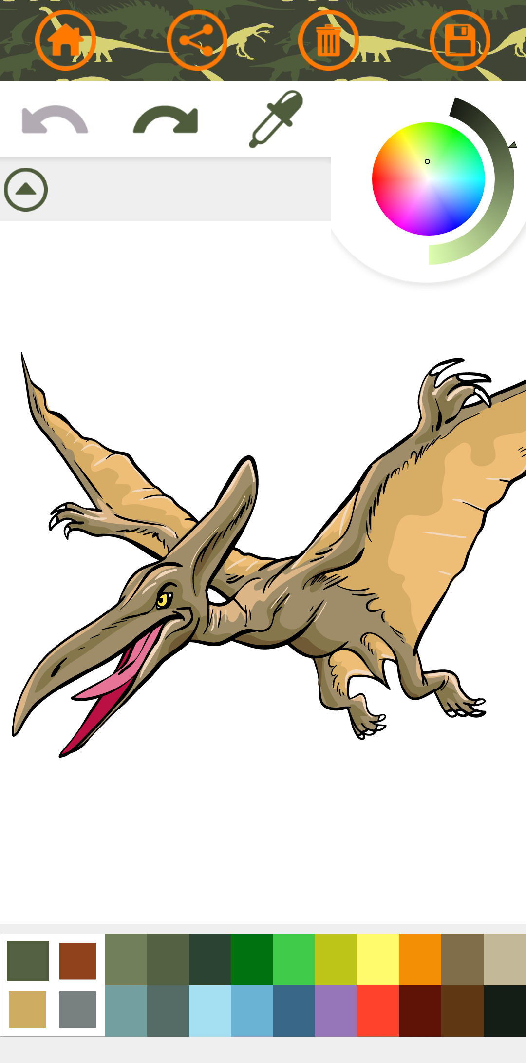 اسکرین شات 3 بازی Dinosaurs Coloring Book Dino