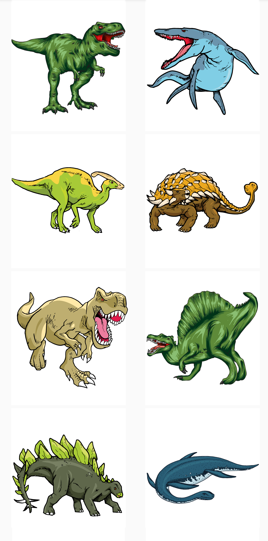 اسکرین شات 7 بازی Dinosaurs Coloring Book Dino