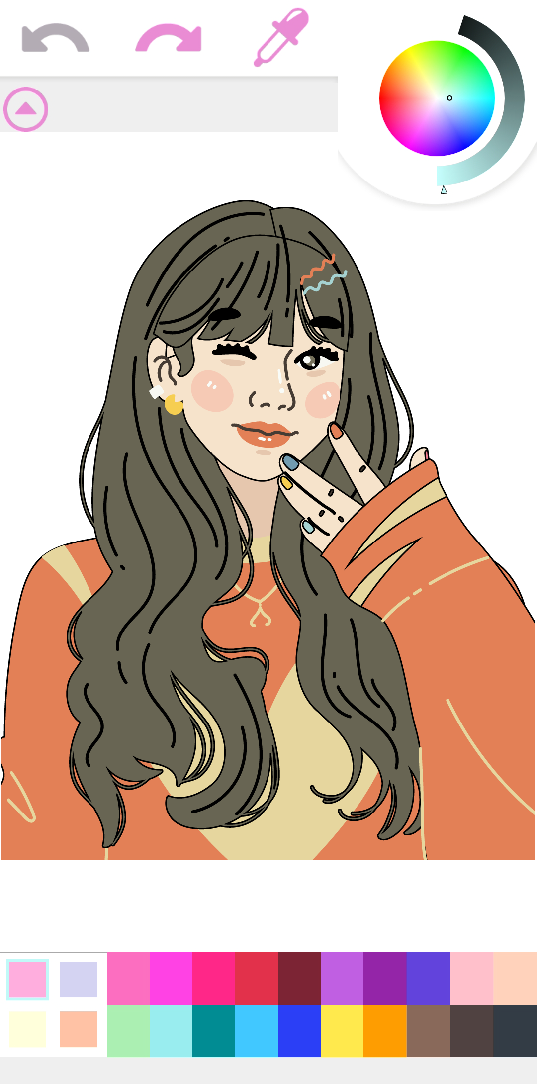 اسکرین شات 4 بازی Kpop Idol Coloring Book Game