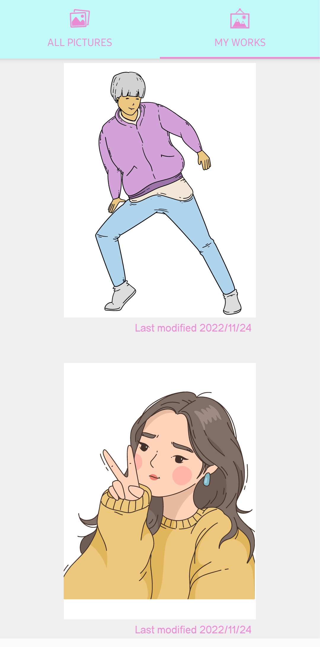 اسکرین شات 8 بازی Kpop Idol Coloring Book Game