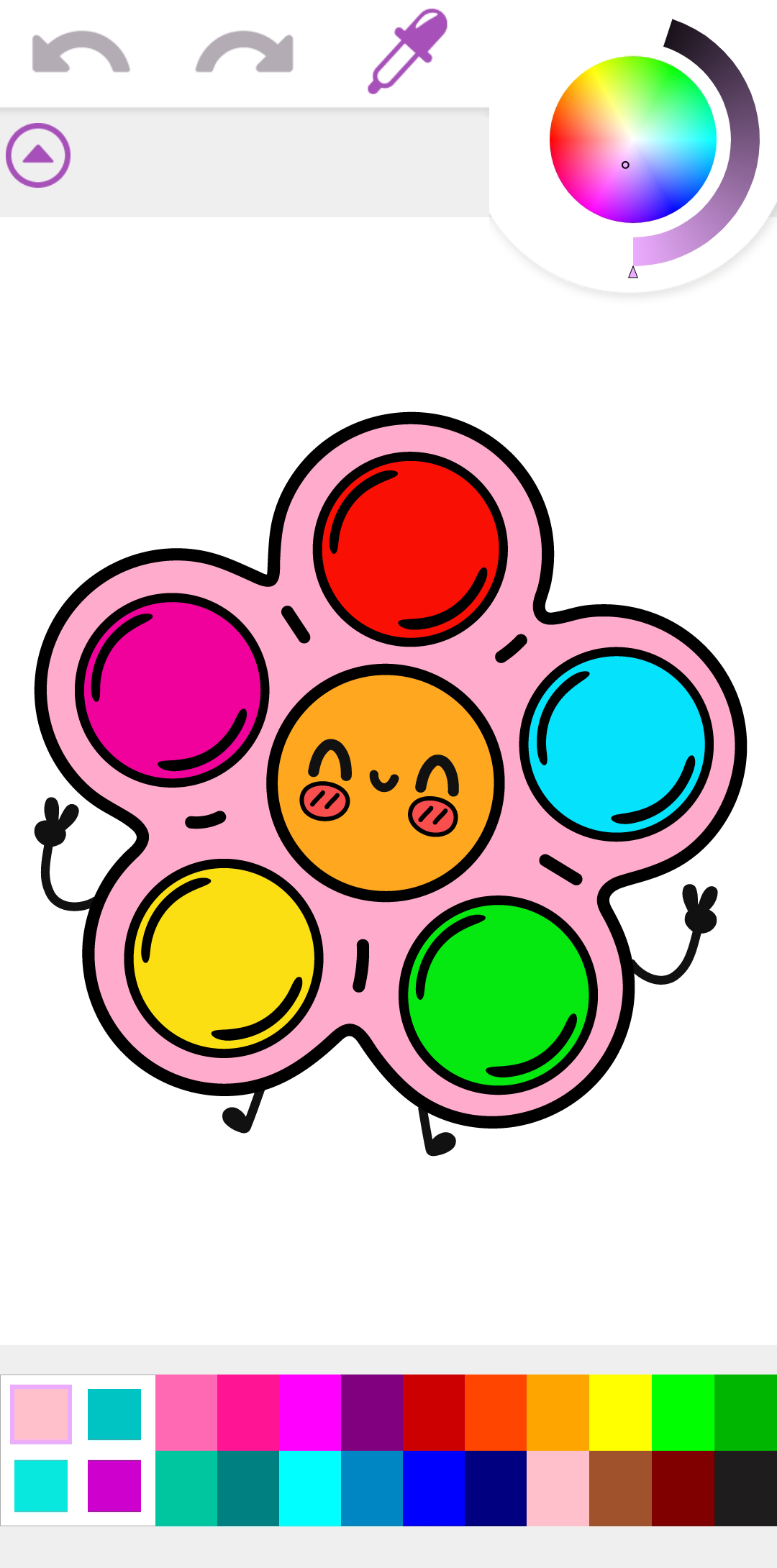 اسکرین شات 2 بازی Pop It Coloring Book Game