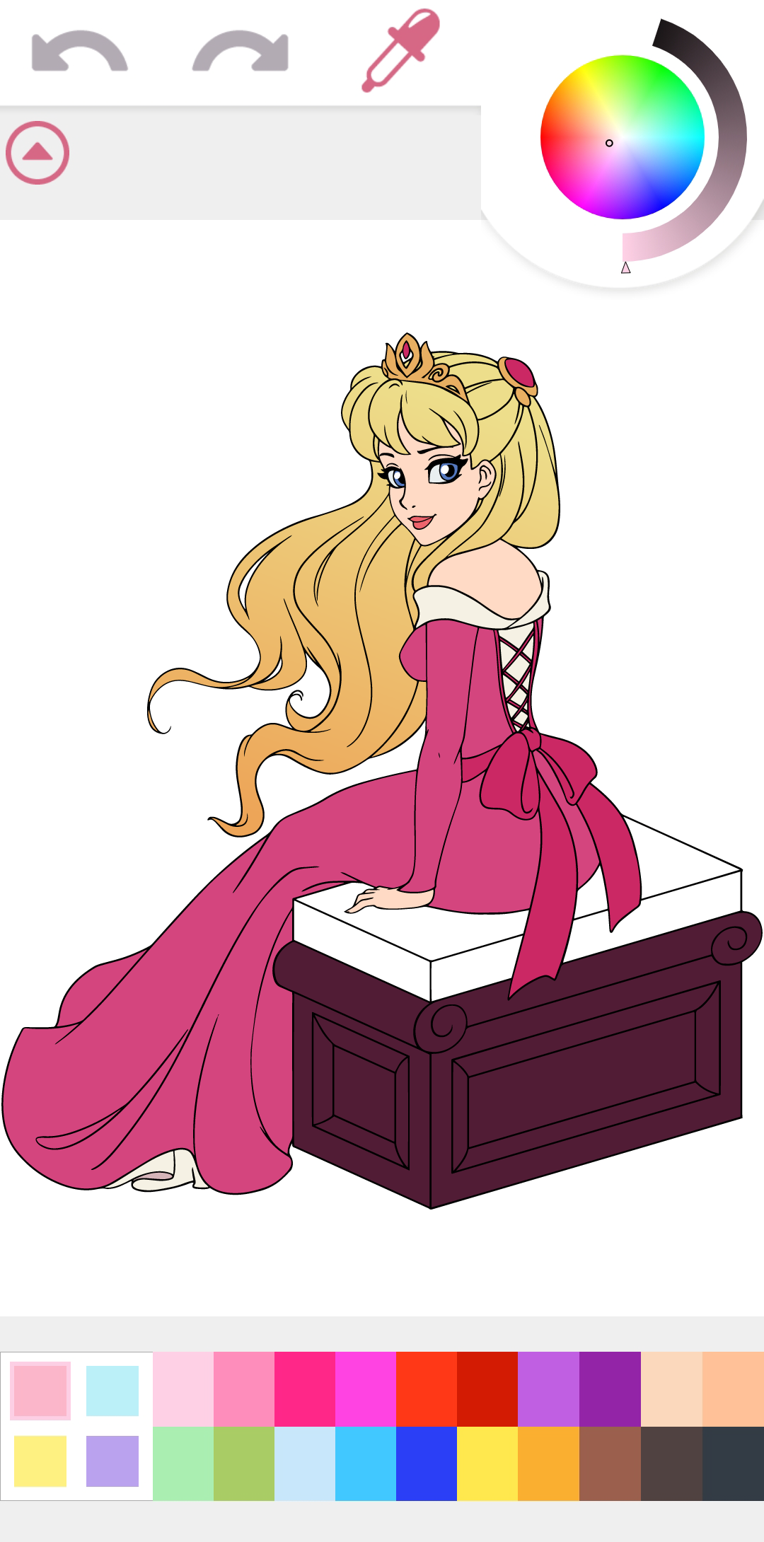 اسکرین شات 4 بازی Princess Coloring Book Game