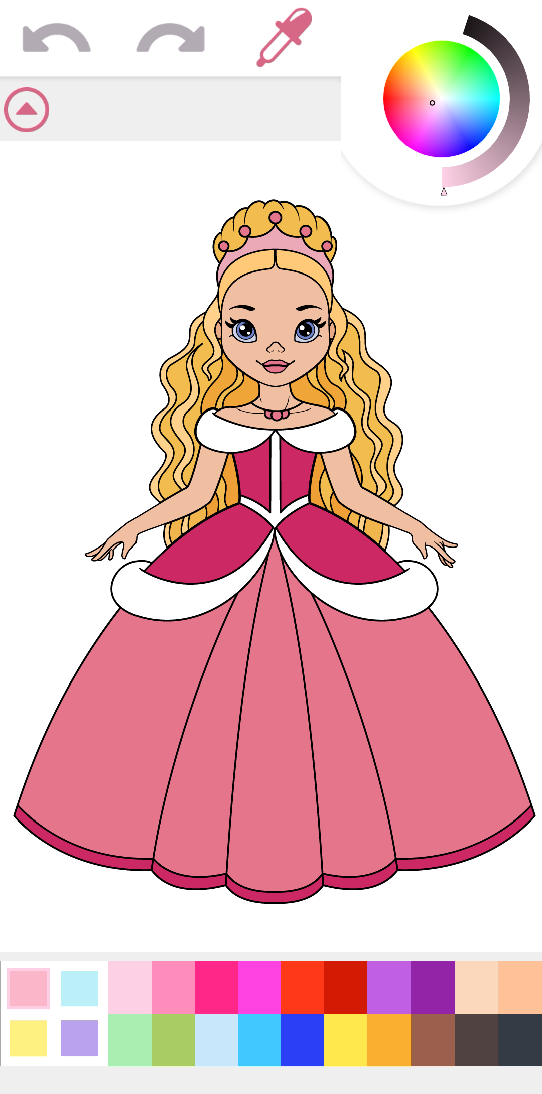 اسکرین شات 1 بازی Princess Coloring Book Game