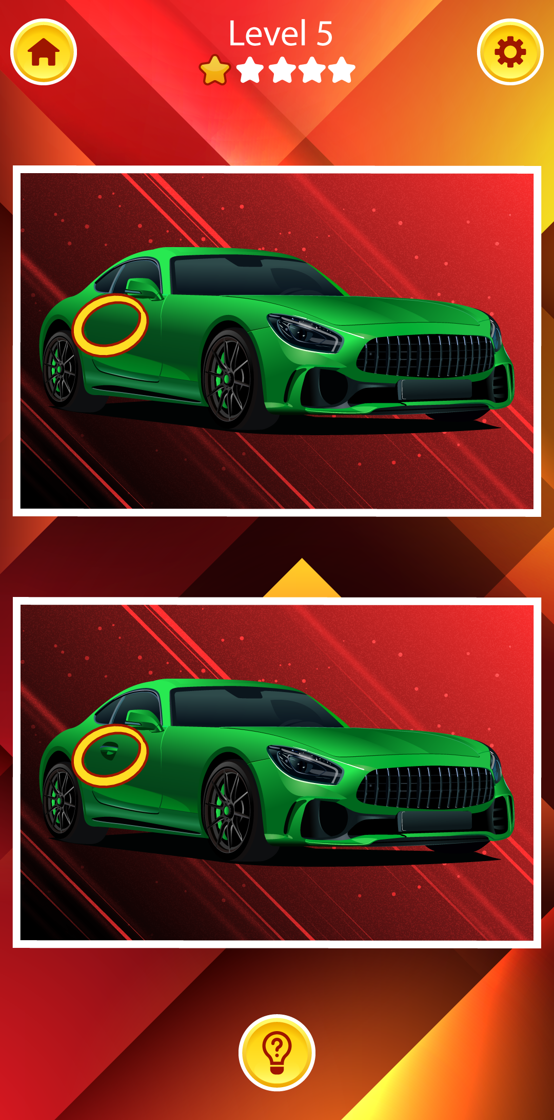 اسکرین شات 6 بازی Find the Difference Car Games