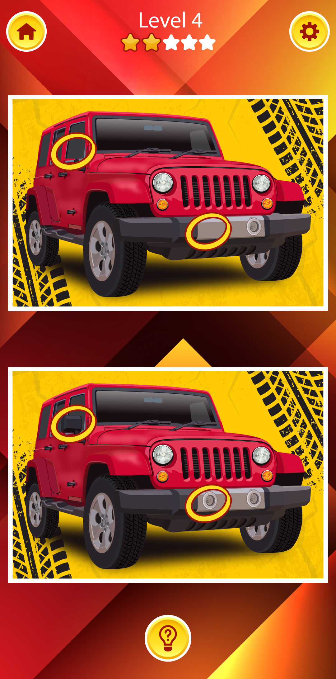 اسکرین شات 5 بازی Find the Difference Car Games