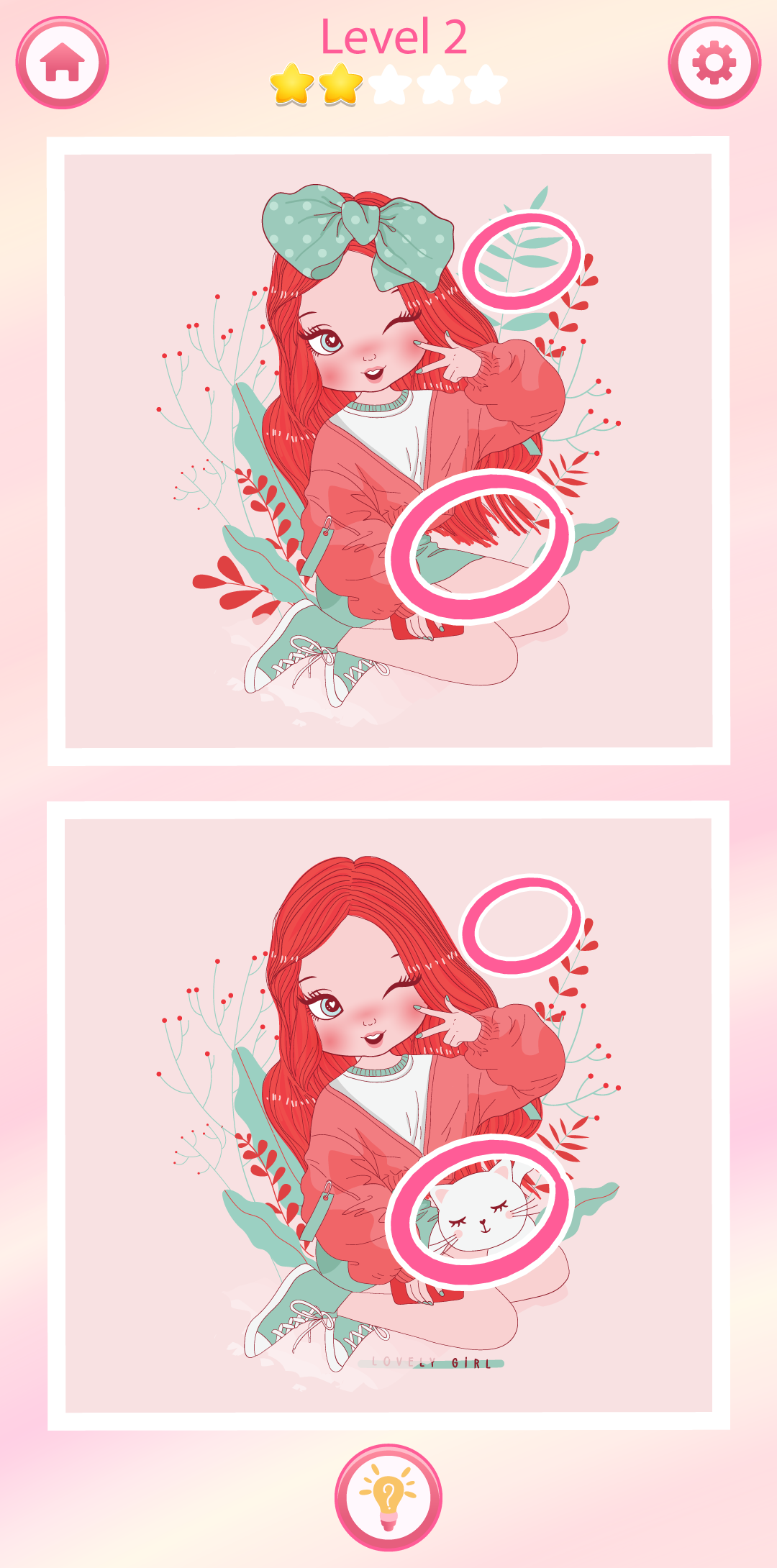 اسکرین شات 3 بازی Find the Difference Games Girl