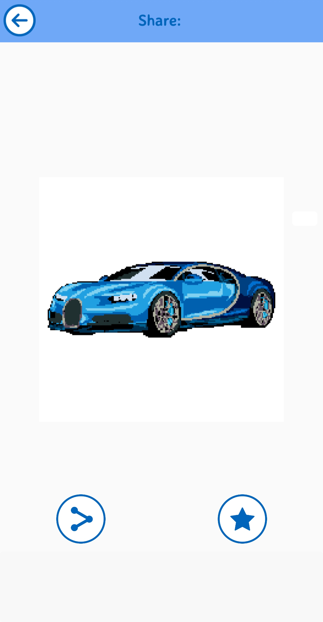 اسکرین شات 6 برنامه Pixel Car Color by Number