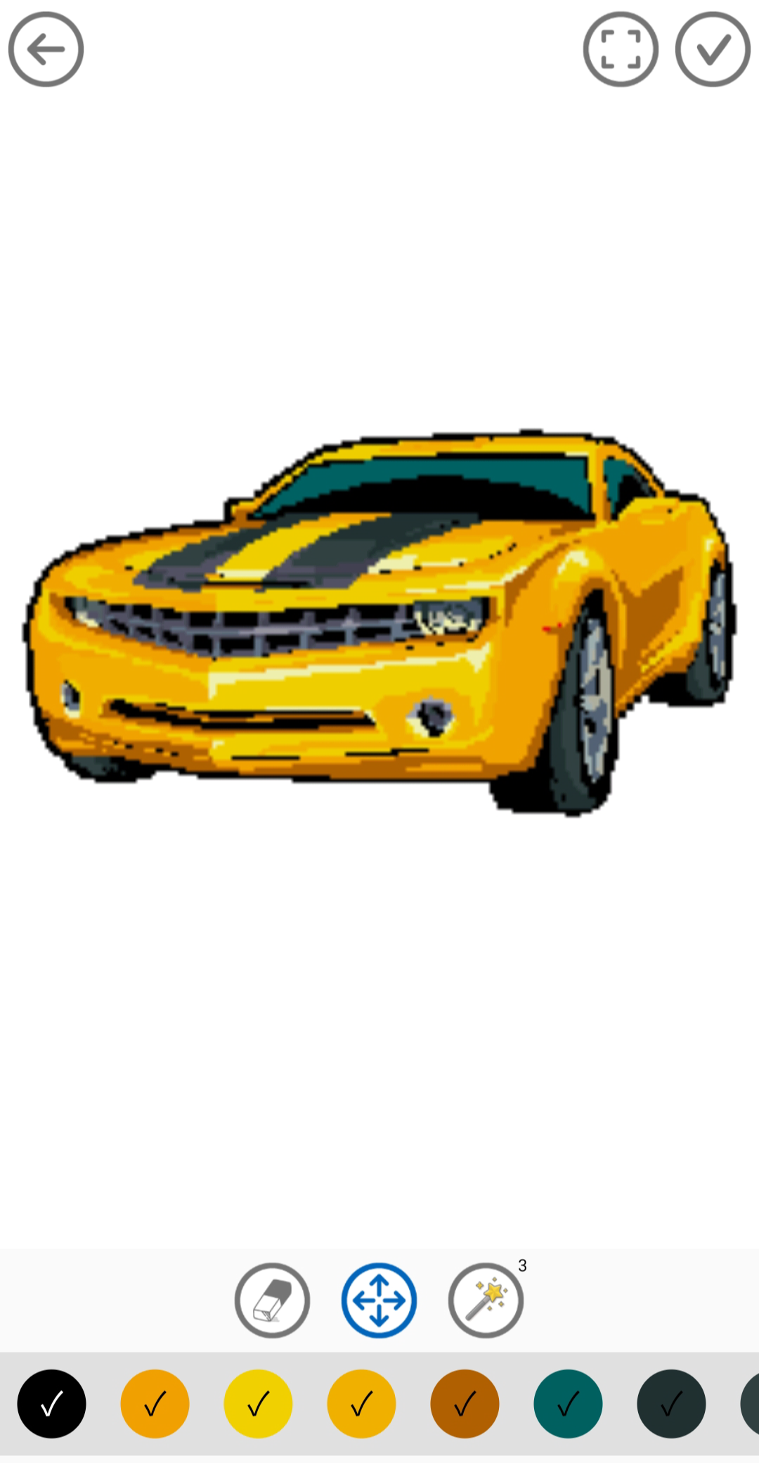اسکرین شات 8 برنامه Pixel Car Color by Number