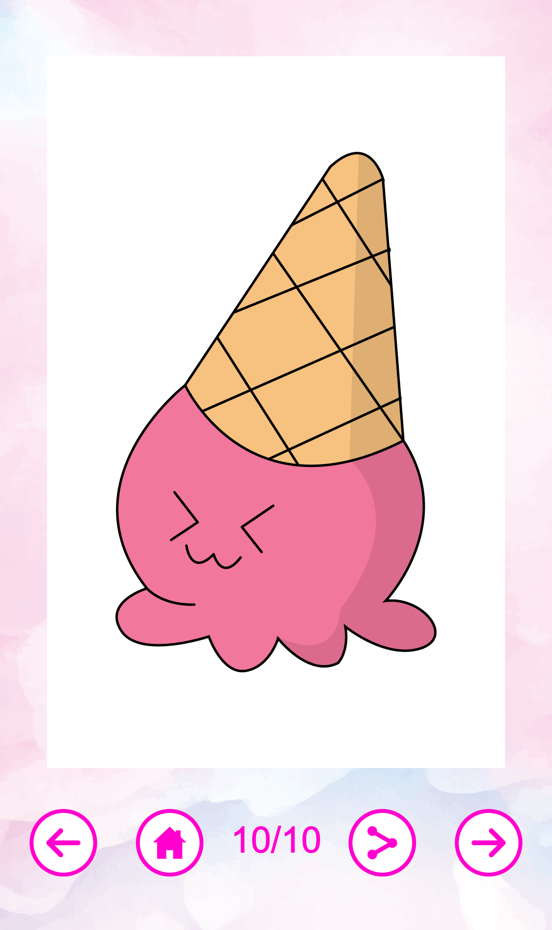 اسکرین شات 5 برنامه How To Draw Cute