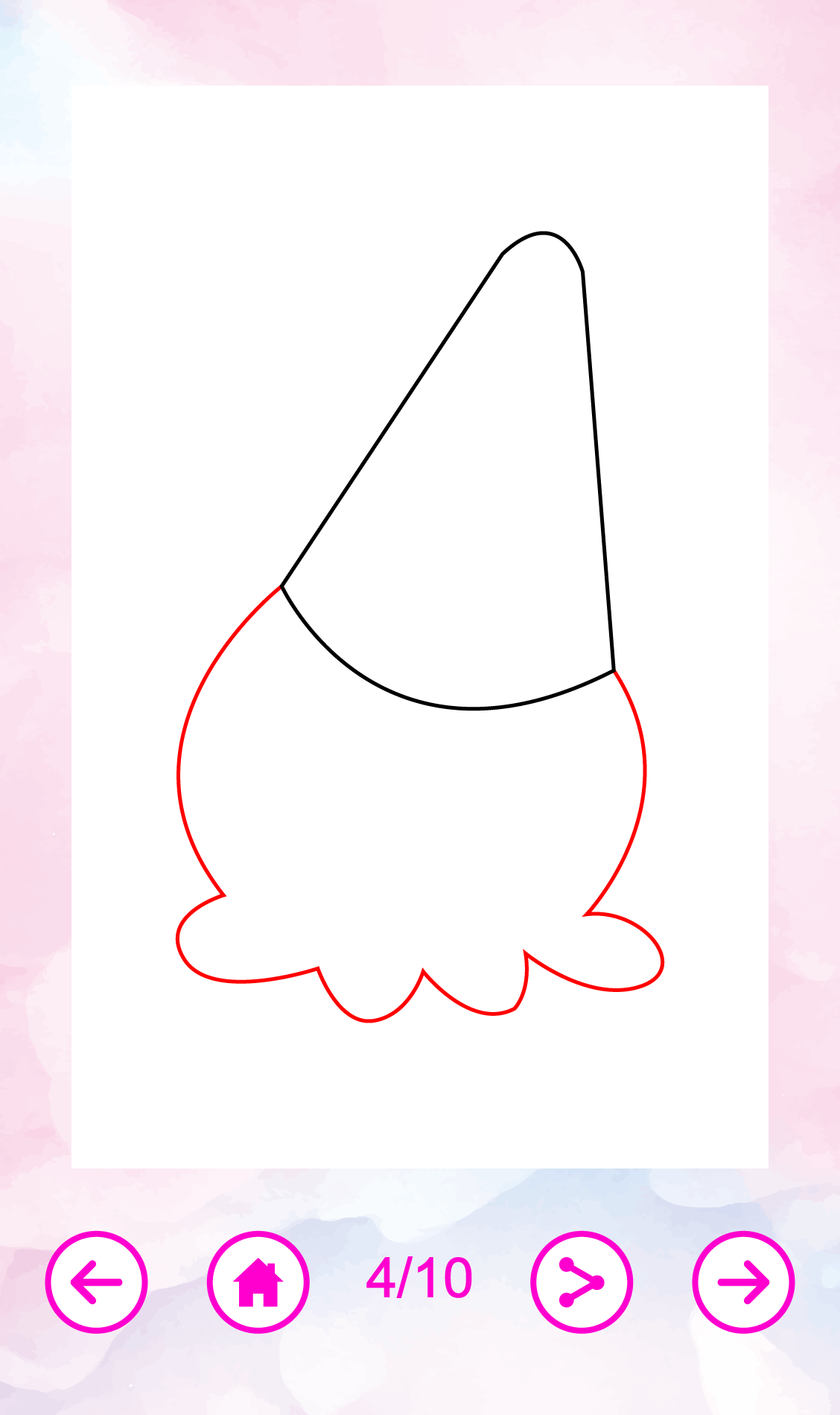 اسکرین شات 2 برنامه How To Draw Cute