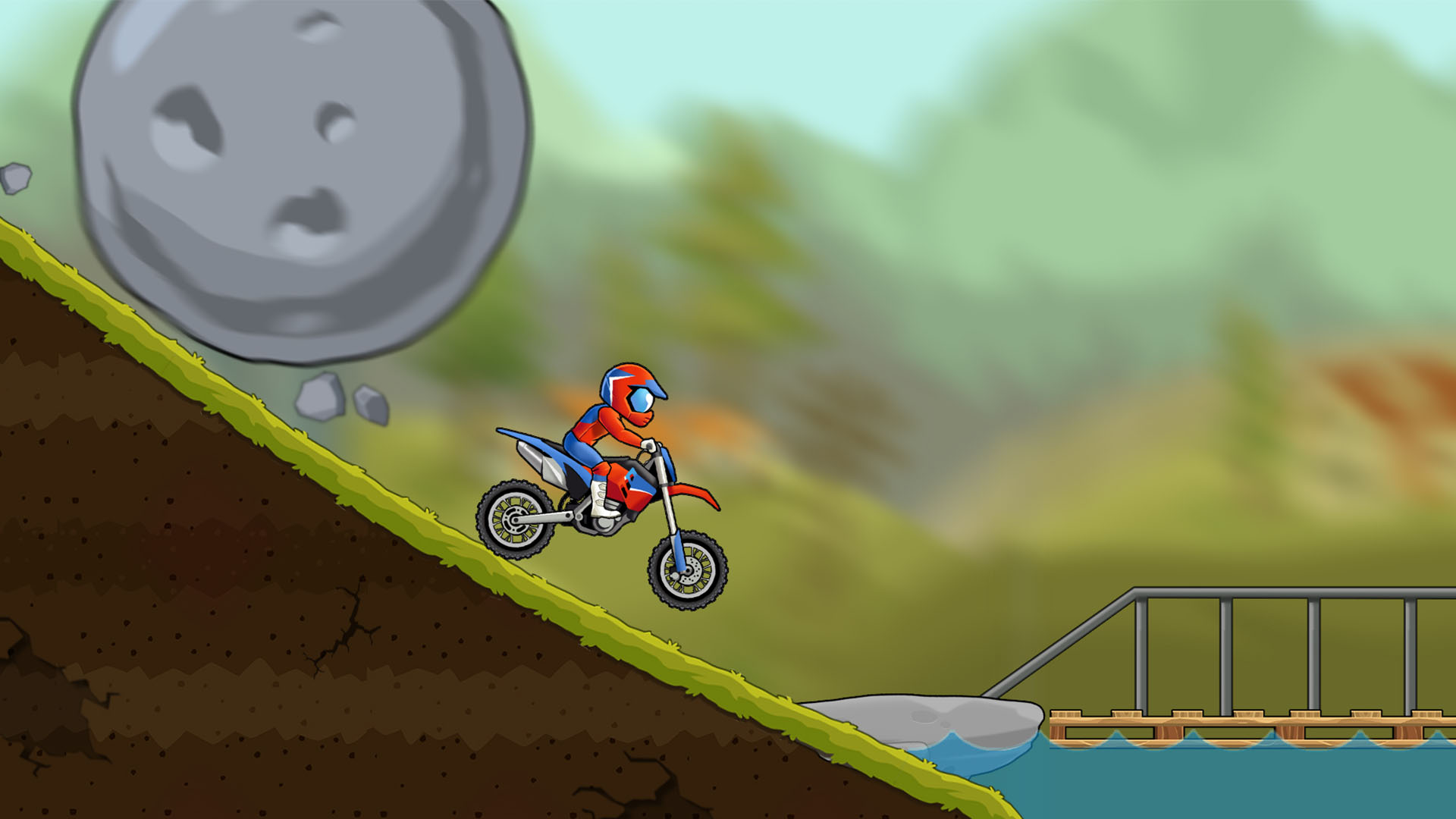 اسکرین شات 3 بازی Moto Bike: Offroad Racing