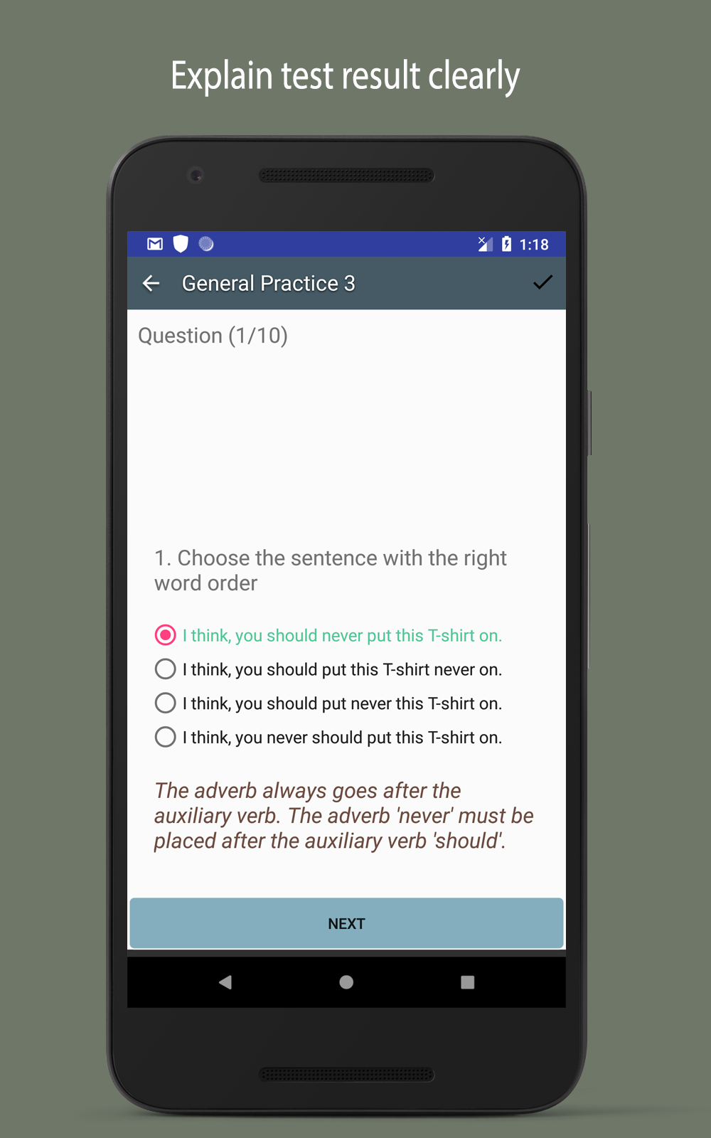 اسکرین شات 3 برنامه English grammar