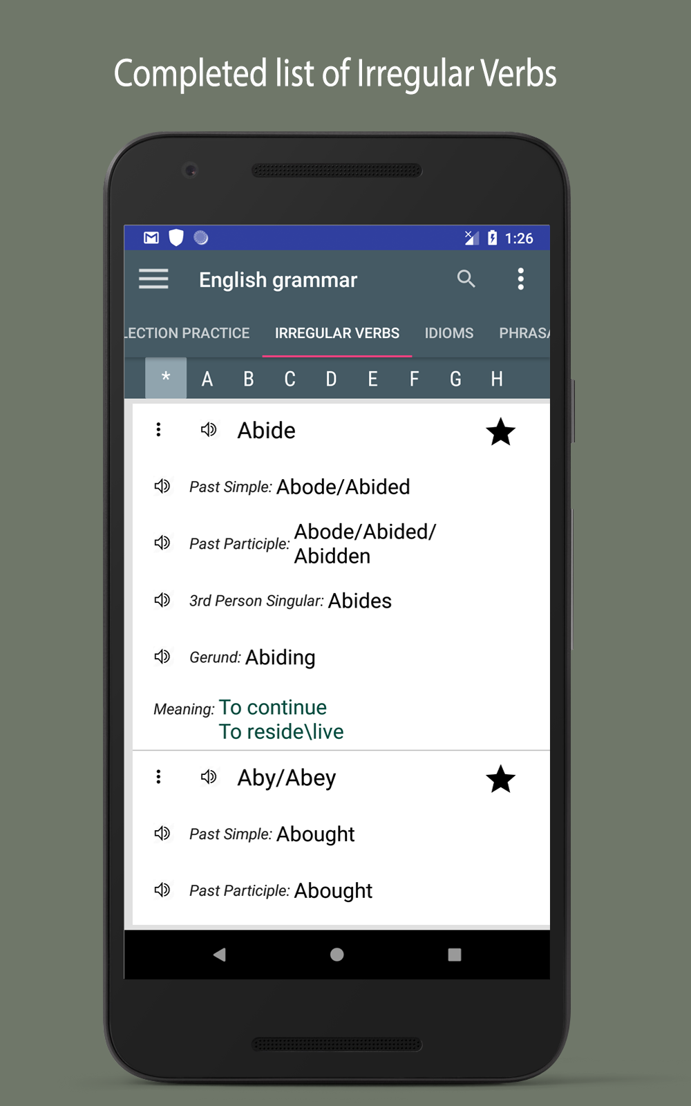 اسکرین شات 5 برنامه English grammar