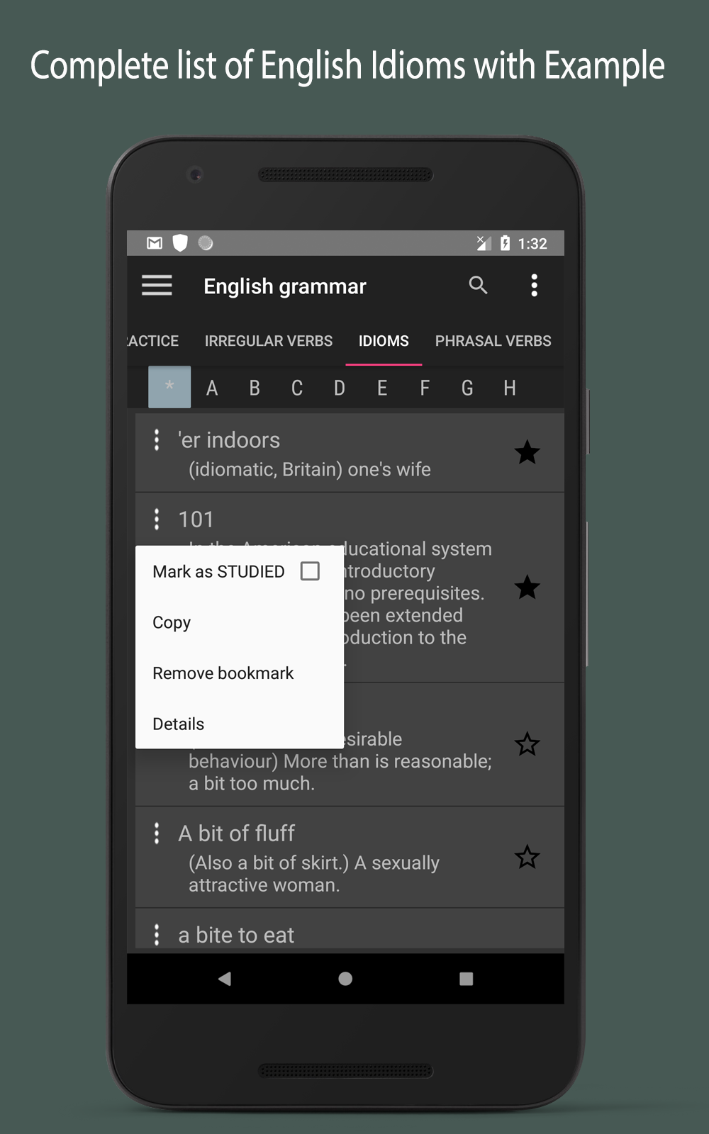 اسکرین شات 6 برنامه English grammar