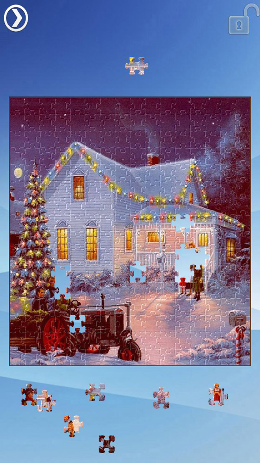 اسکرین شات 2 بازی Christmas Jigsaw Puzzles