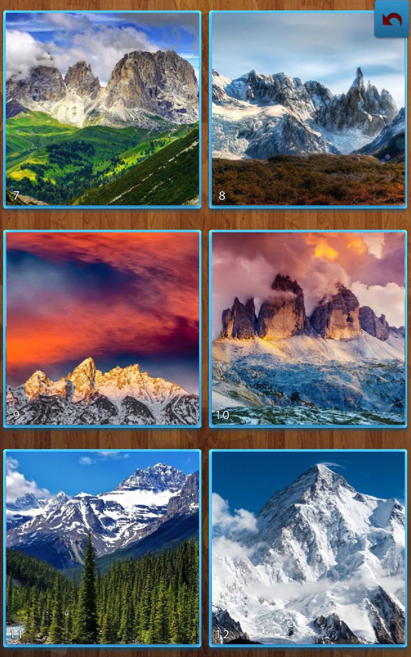 اسکرین شات 1 بازی Mountain Jigsaw Puzzles