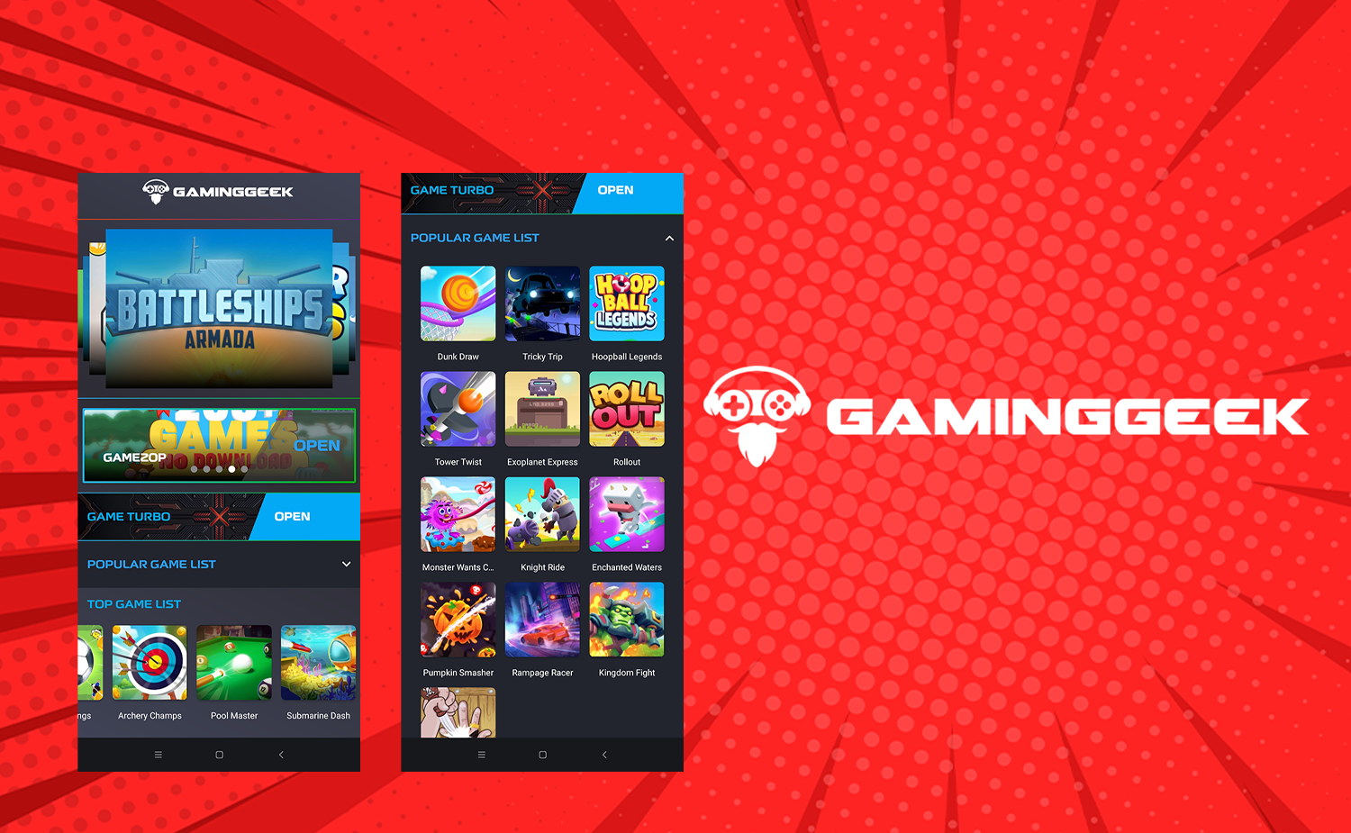 اسکرین شات 2 برنامه Gaming Geek