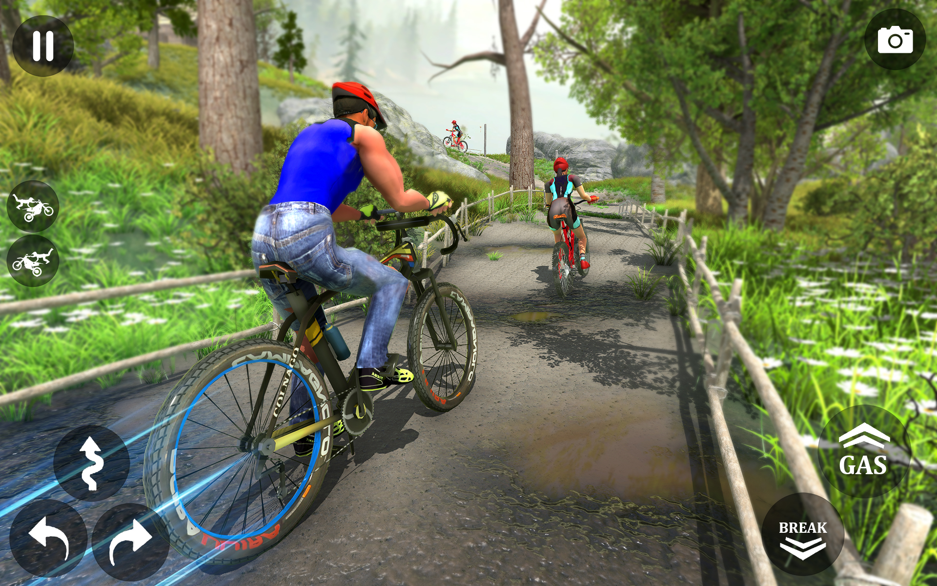 اسکرین شات 2 بازی Mountain Bike BMX Cycle Games